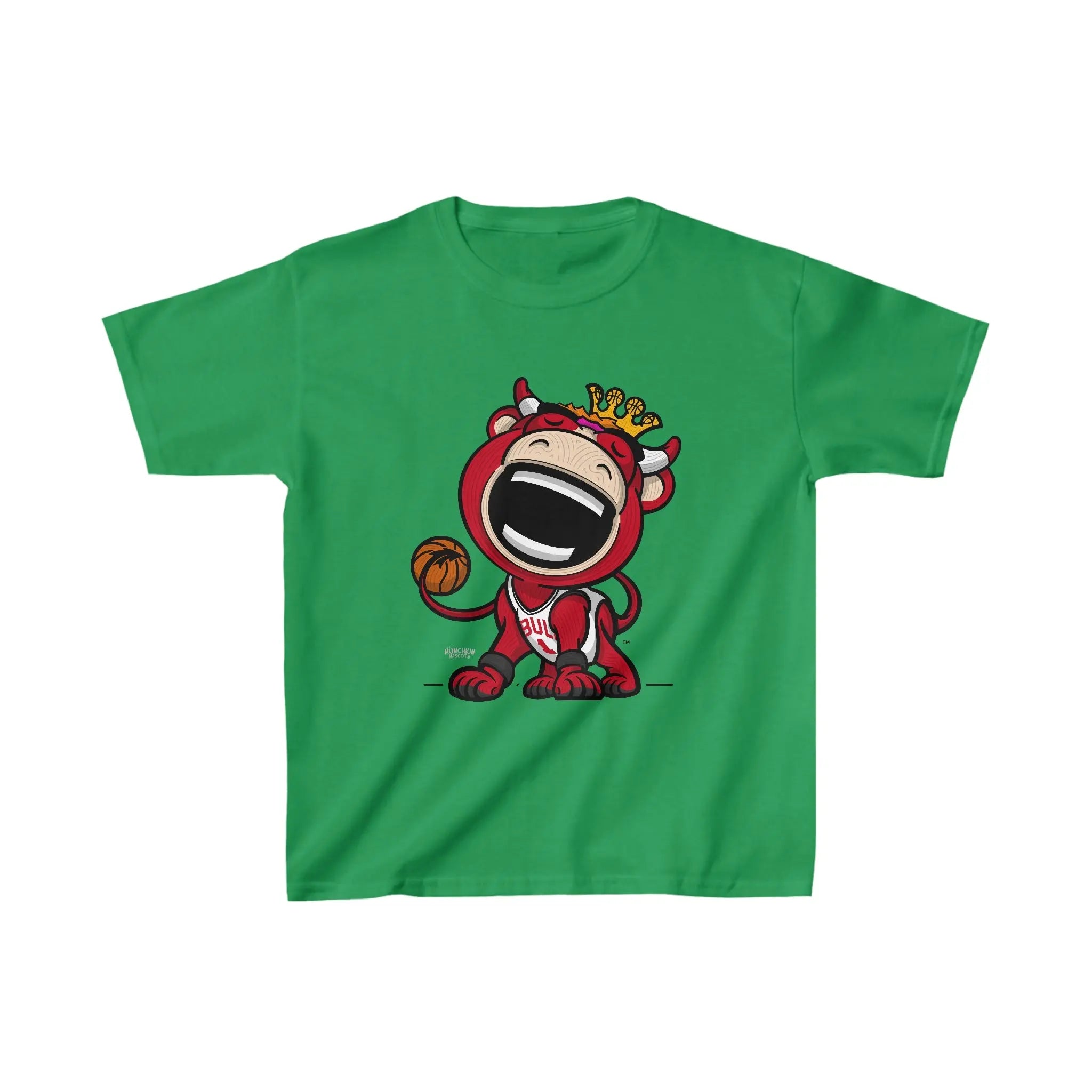 Kids Heavy Cotton™ Tee - Home Jersey - Lil' Benny CHI Basketball Printify