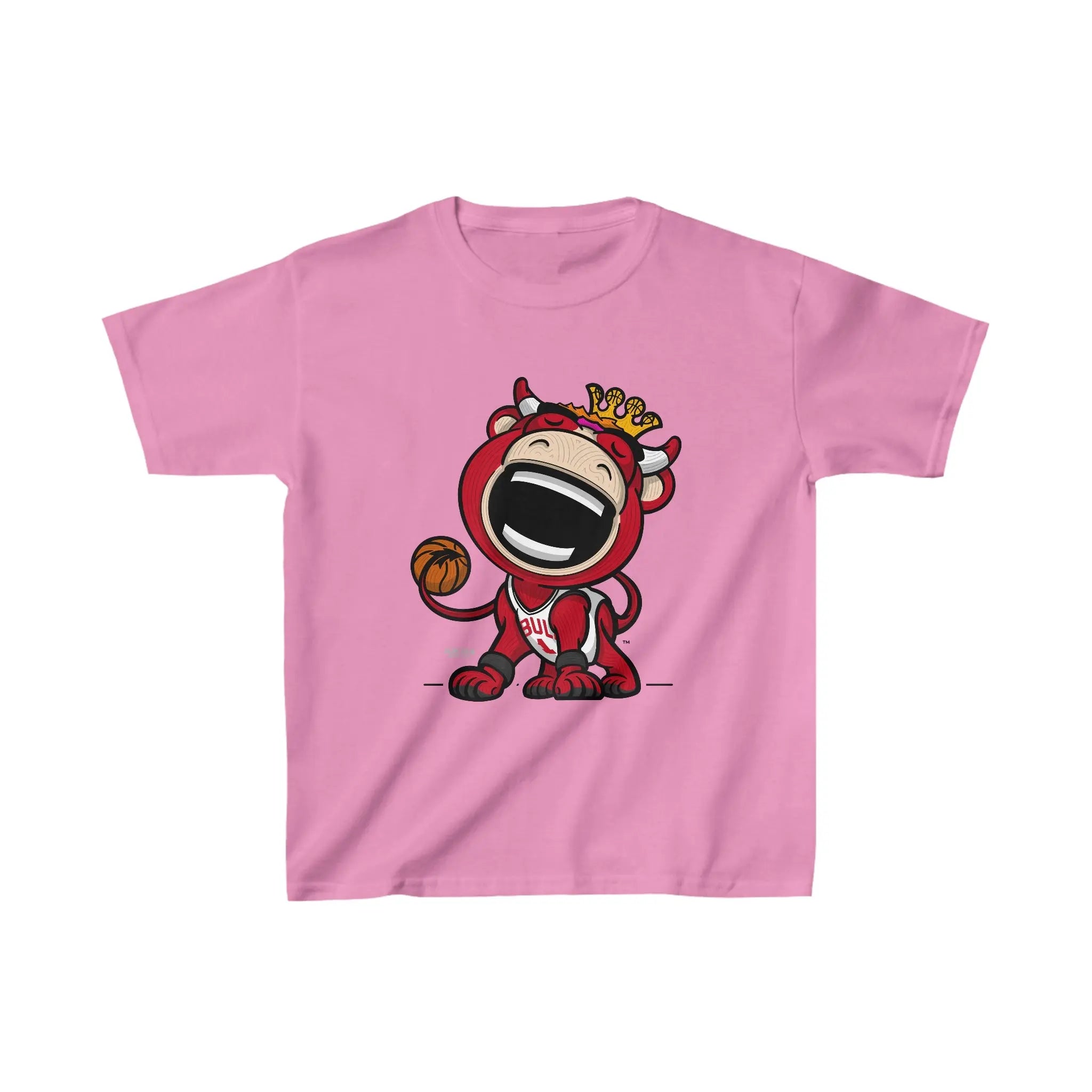 Kids Heavy Cotton™ Tee - Home Jersey - Lil' Benny CHI Basketball Printify