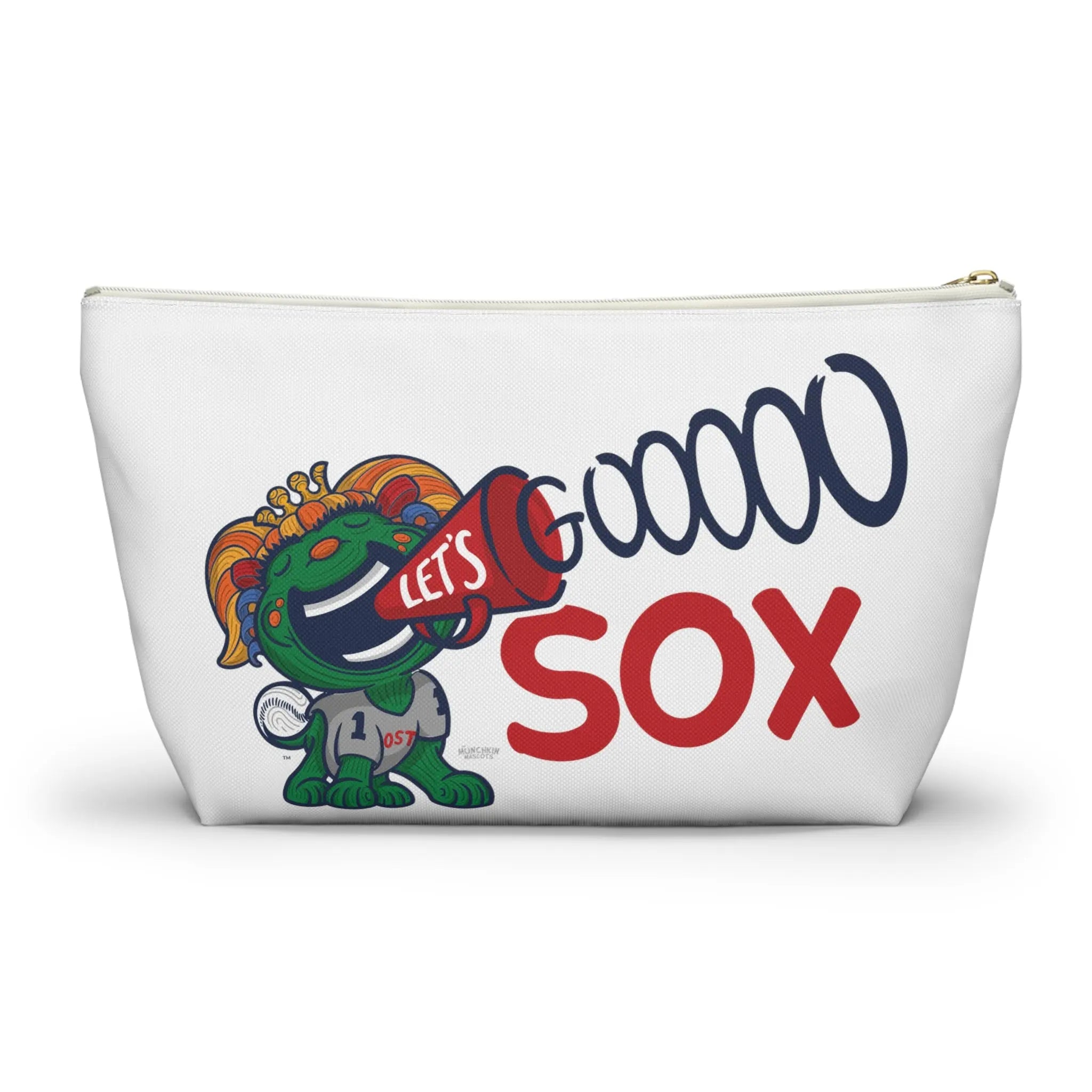 Accessory Pouch w T-bottom - Pattern - Lil' Miss Tessie BOS Baseball Printify