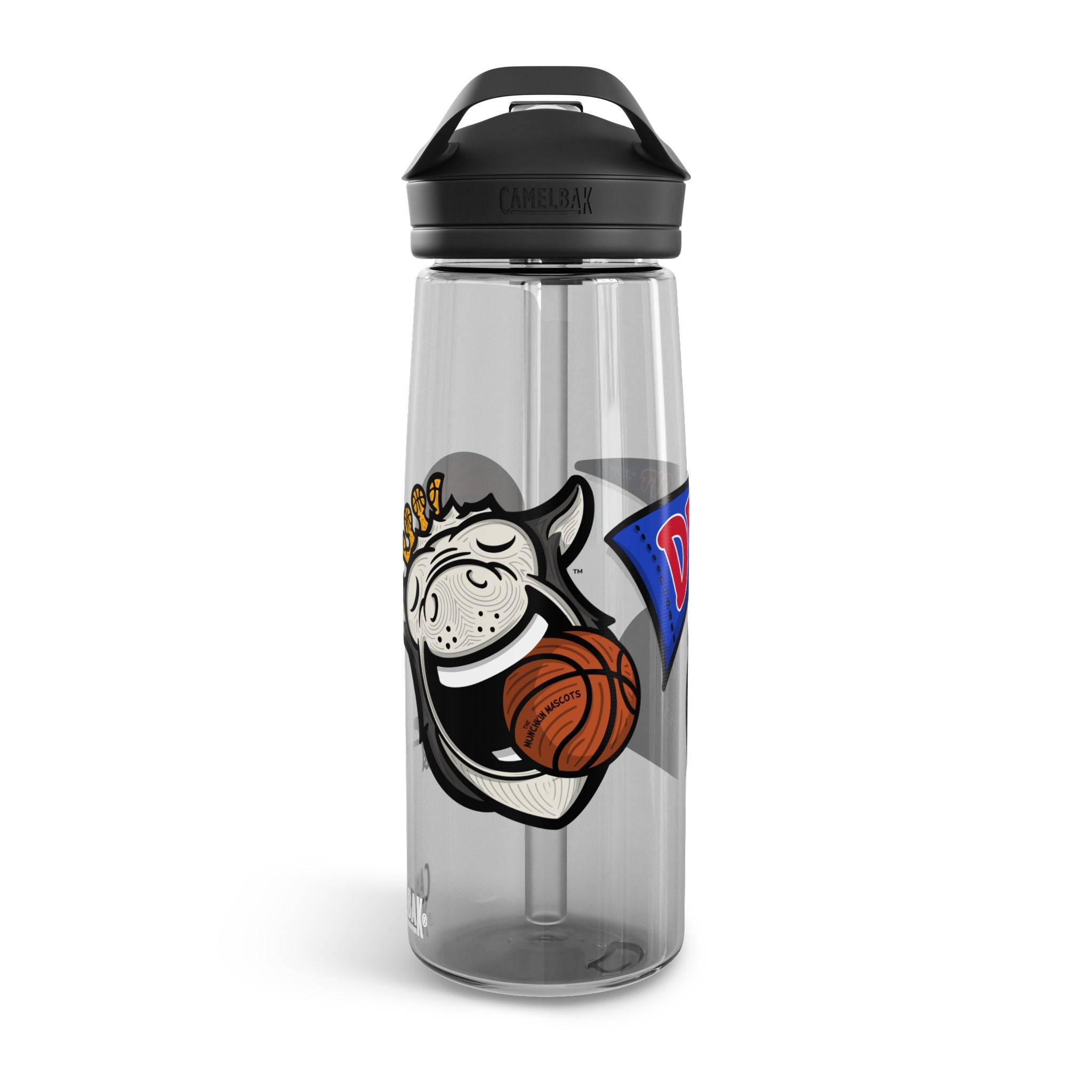 Detroit Basketball CamelBak Eddy® Lil' Hooper Water Bottle, 20oz\25oz | Hand-Drawn Art | Gifts for Kids