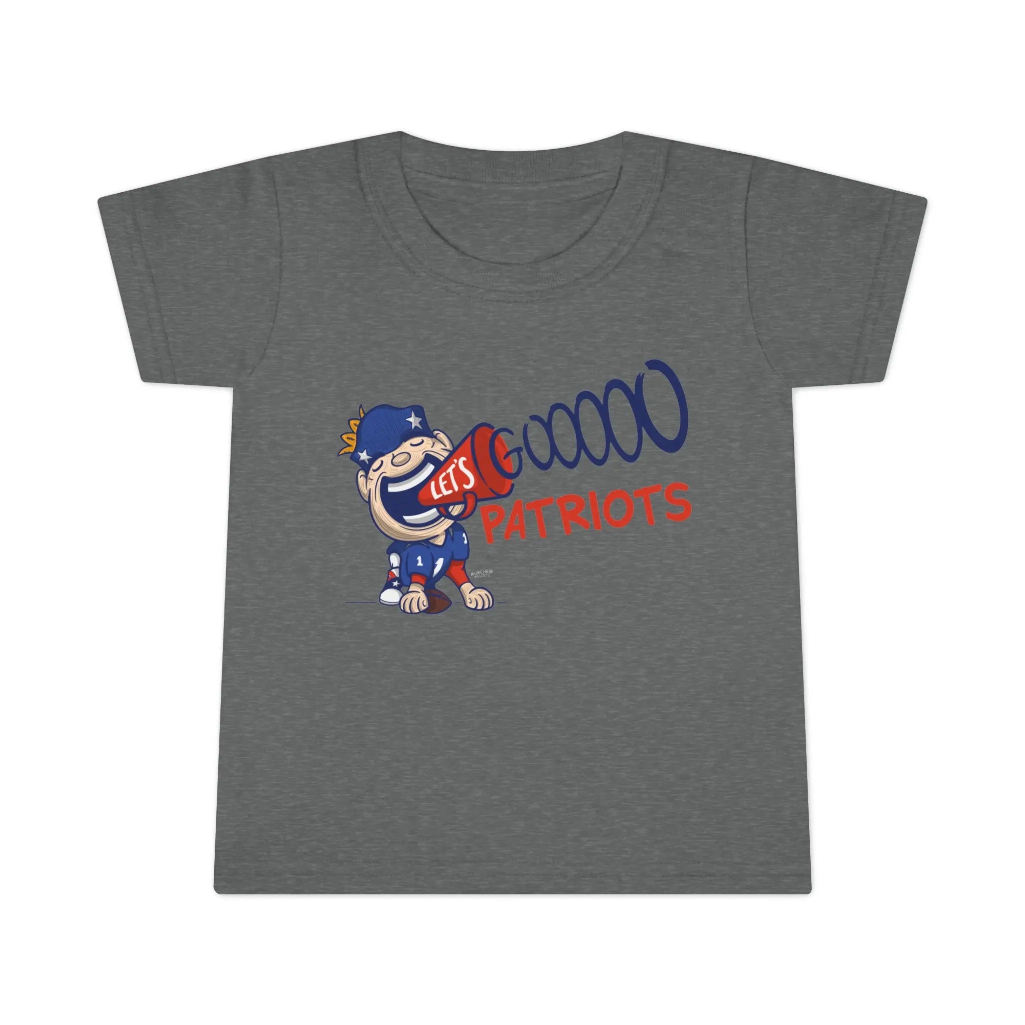 Toddler T-shirt - Lets Go - Lil' Pat NE Football Printify