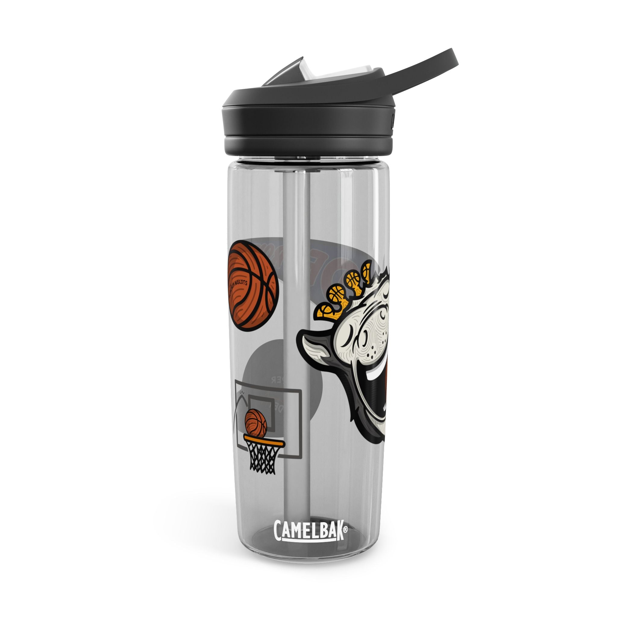 Detroit Basketball CamelBak Eddy® Lil' Hooper Water Bottle, 20oz\25oz | Hand-Drawn Art | Gifts for Kids