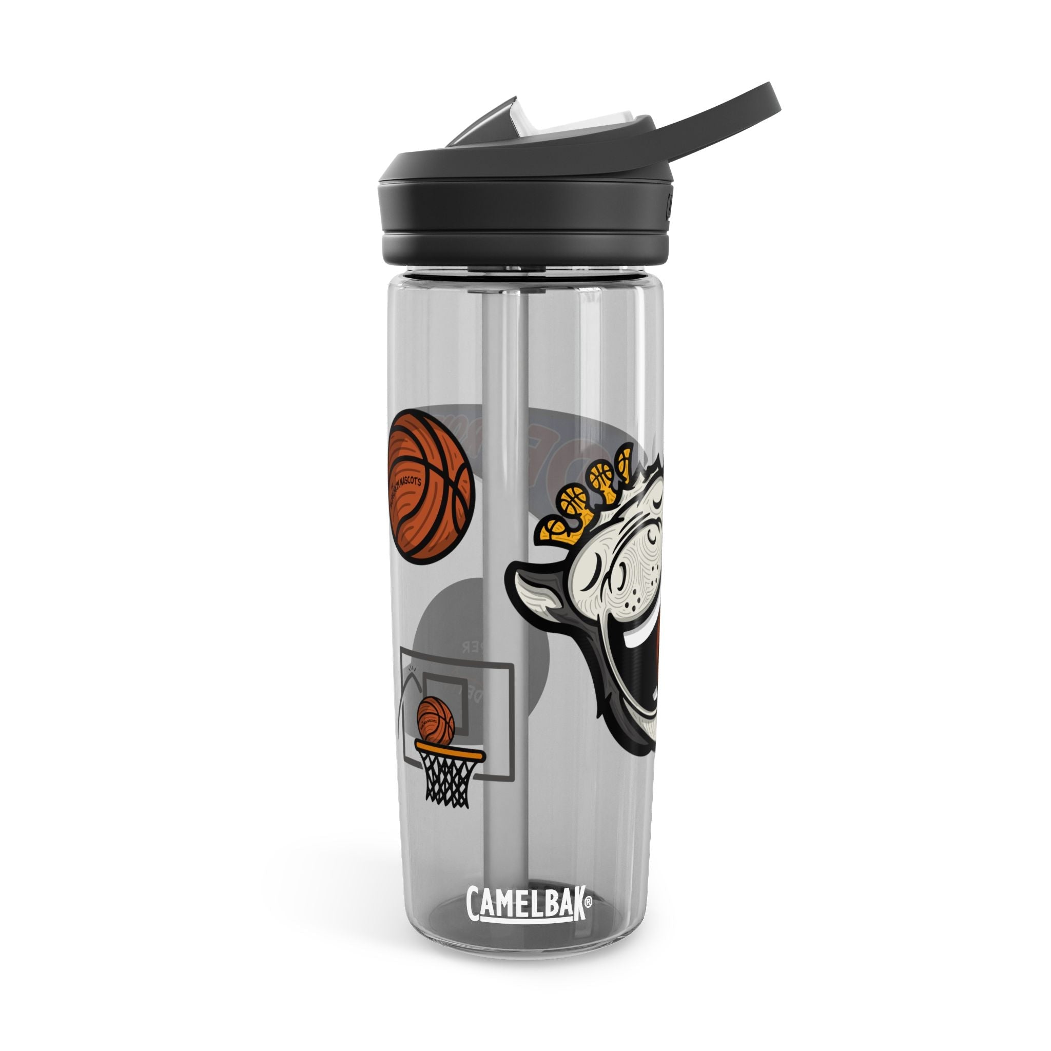 Detroit Basketball CamelBak Eddy® Lil' Hooper Water Bottle, 20oz\25oz | Hand-Drawn Art | Gifts for Kids