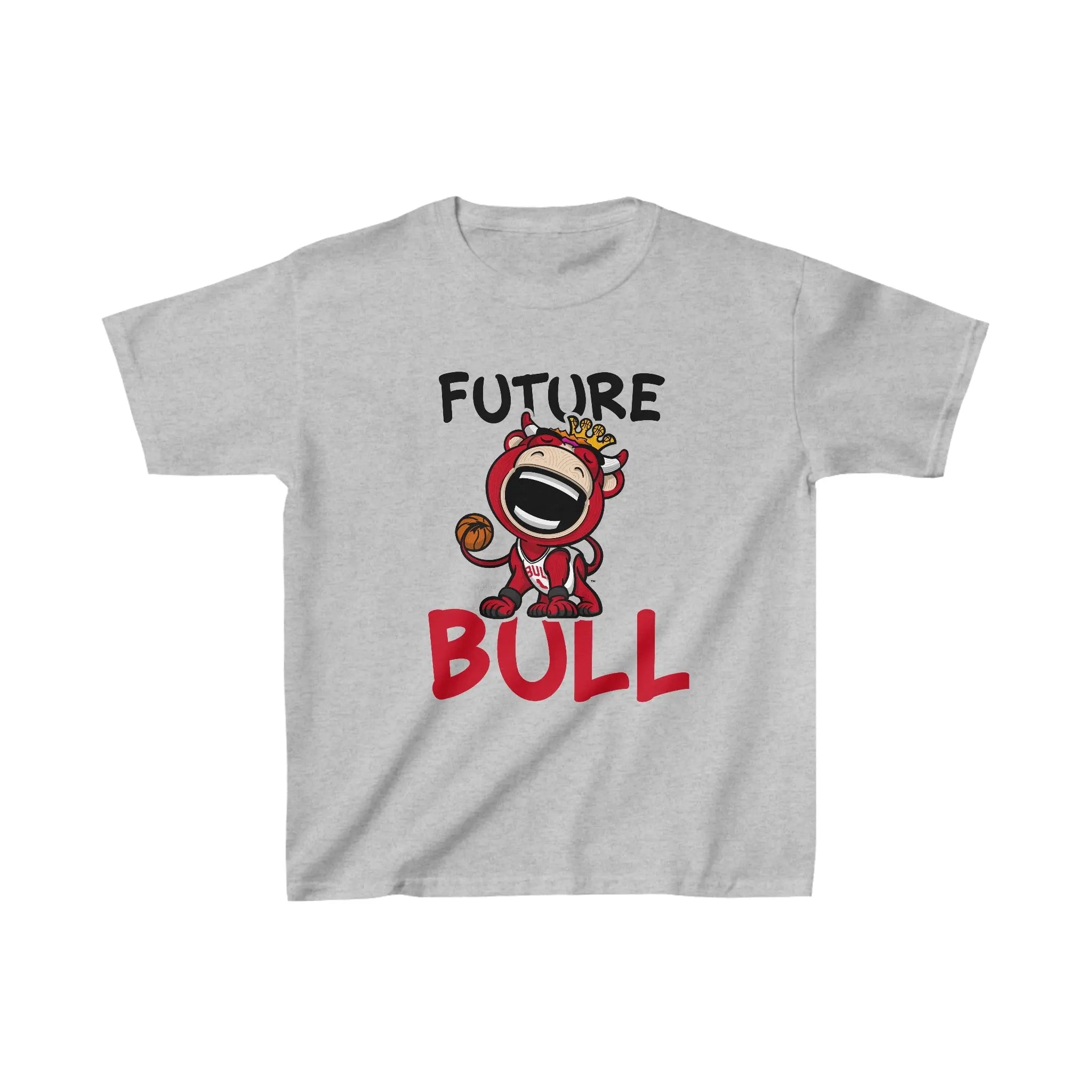 Kids Heavy Cotton™ Tee - Future Bull - Lil' Benny CHI Basketball Printify
