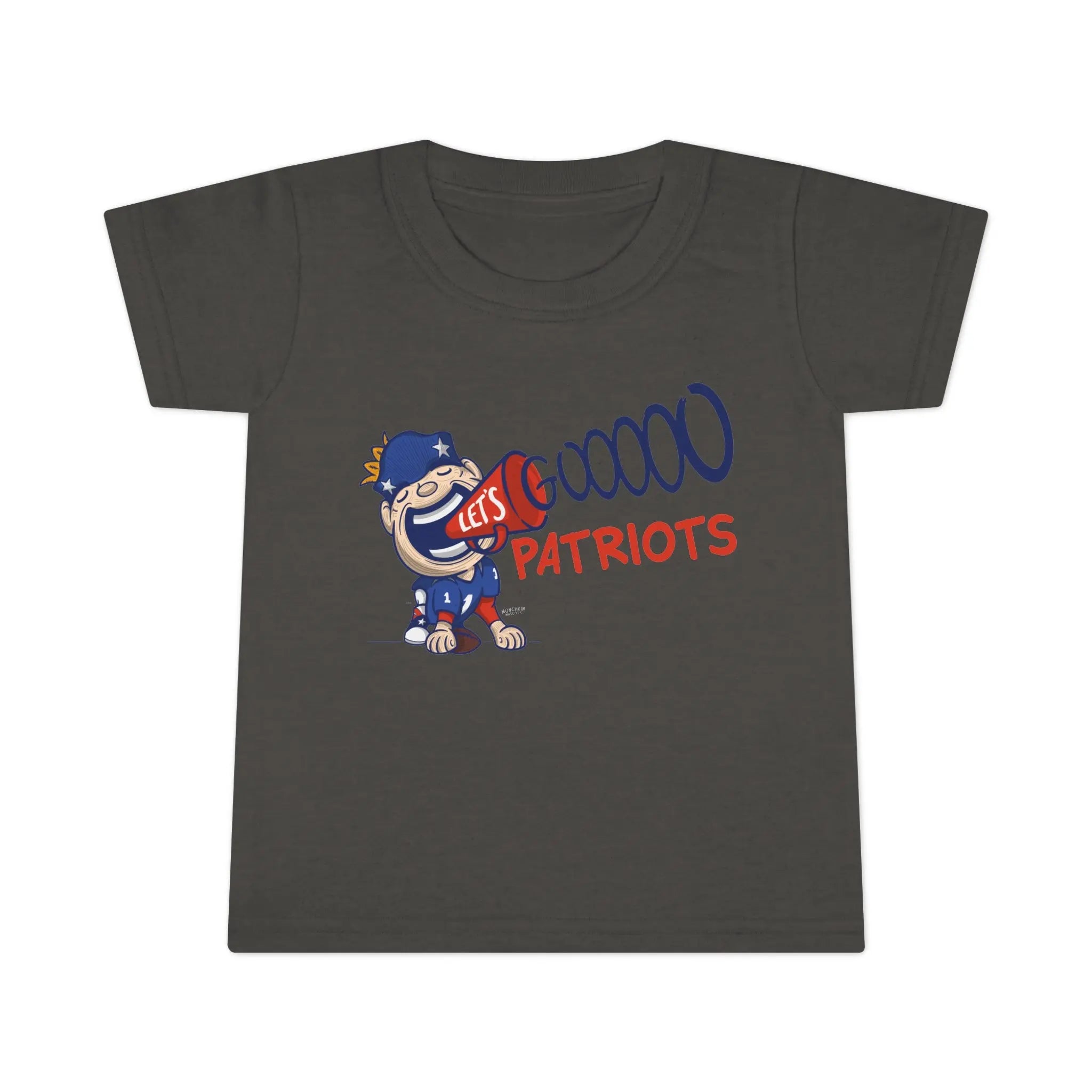 Toddler T-shirt - Lets Go - Lil' Pat NE Football Printify