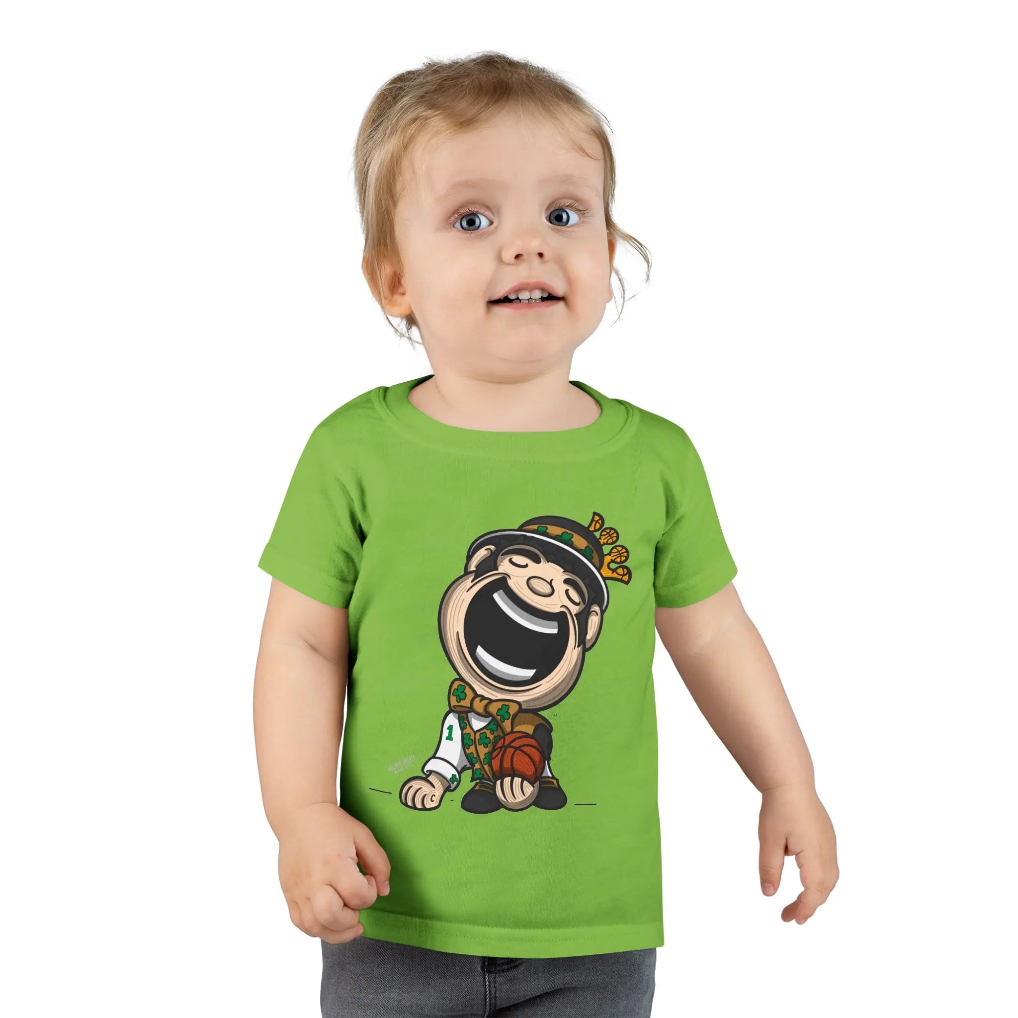 Toddler T-shirt - Gold Vest - Lil' Lucky BOS Basketball Printify