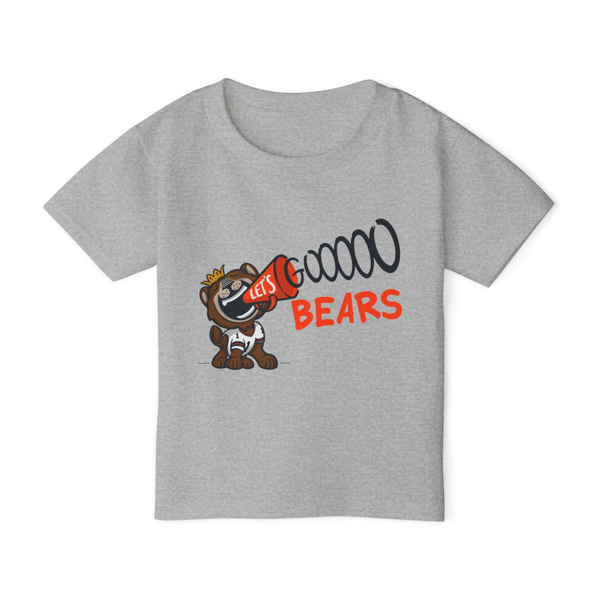 Chicago Football Toddler Tshirt Lil' Staley 'Let's Go' | Hand-Drawn Art | Gifts for Kids