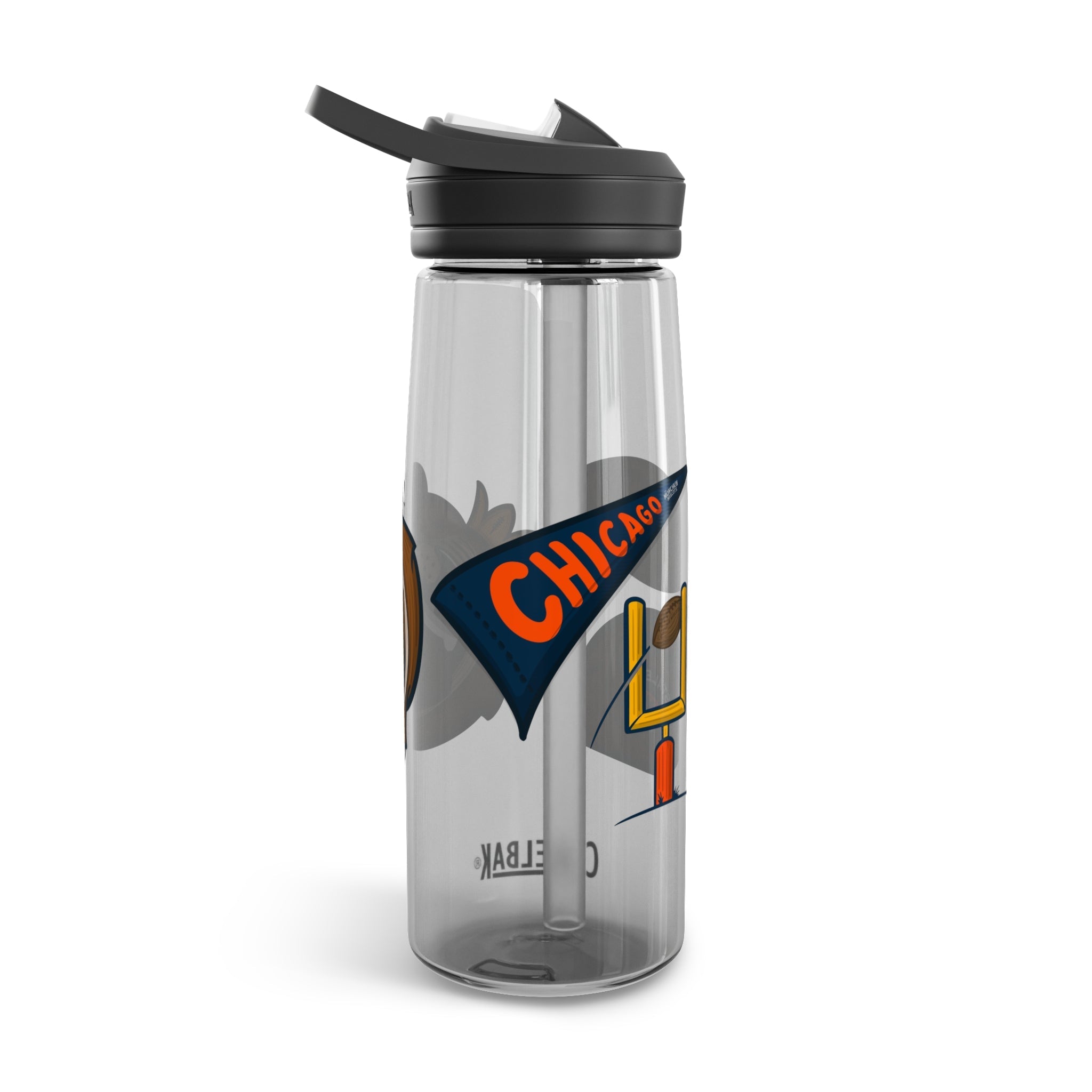 CamelBak Eddy® Water Bottle, 20oz\25oz - Lil' Staley CHI Football Printify