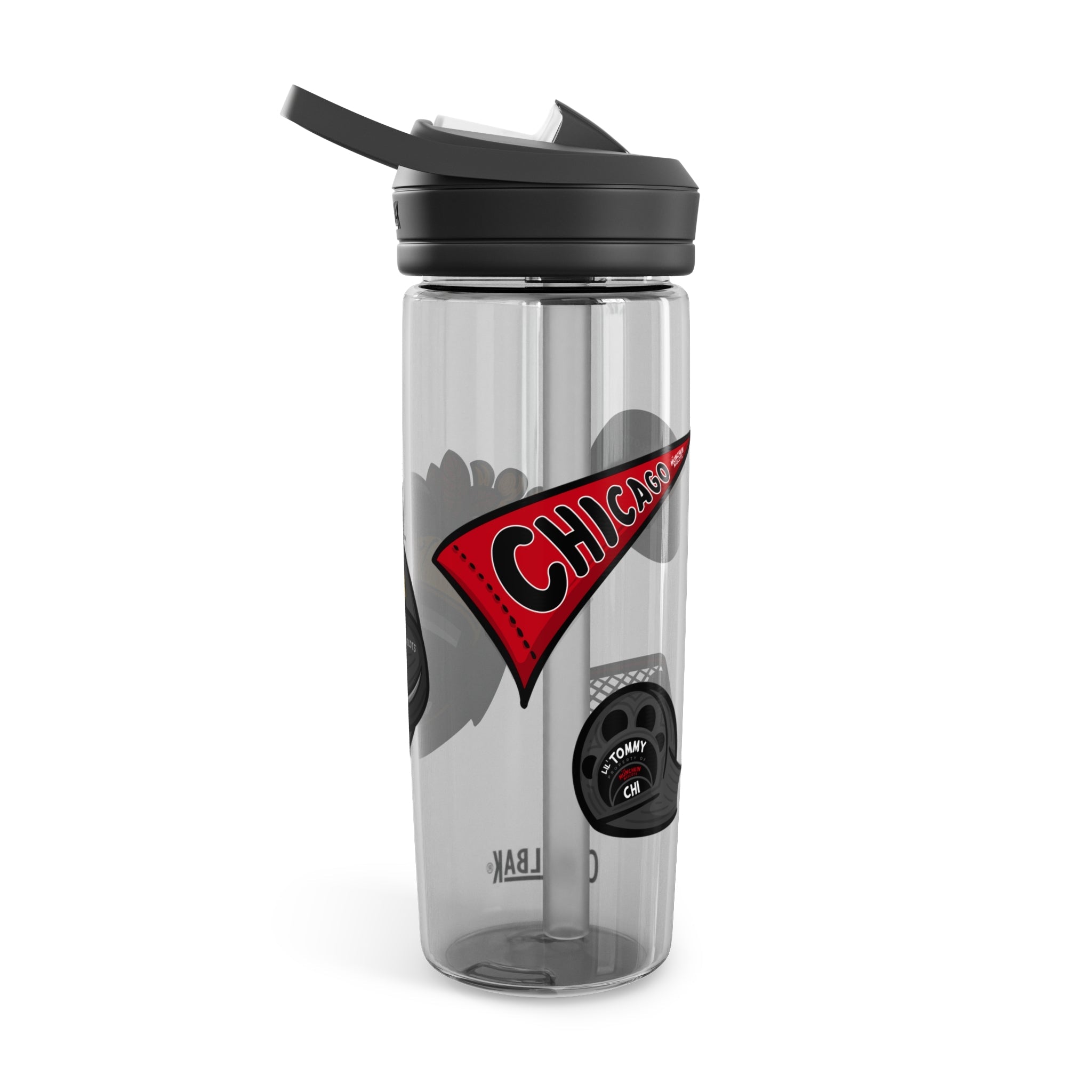 CamelBak Eddy® Water Bottle, 20oz\25oz - Lil' Tommy CHI Hockey Printify