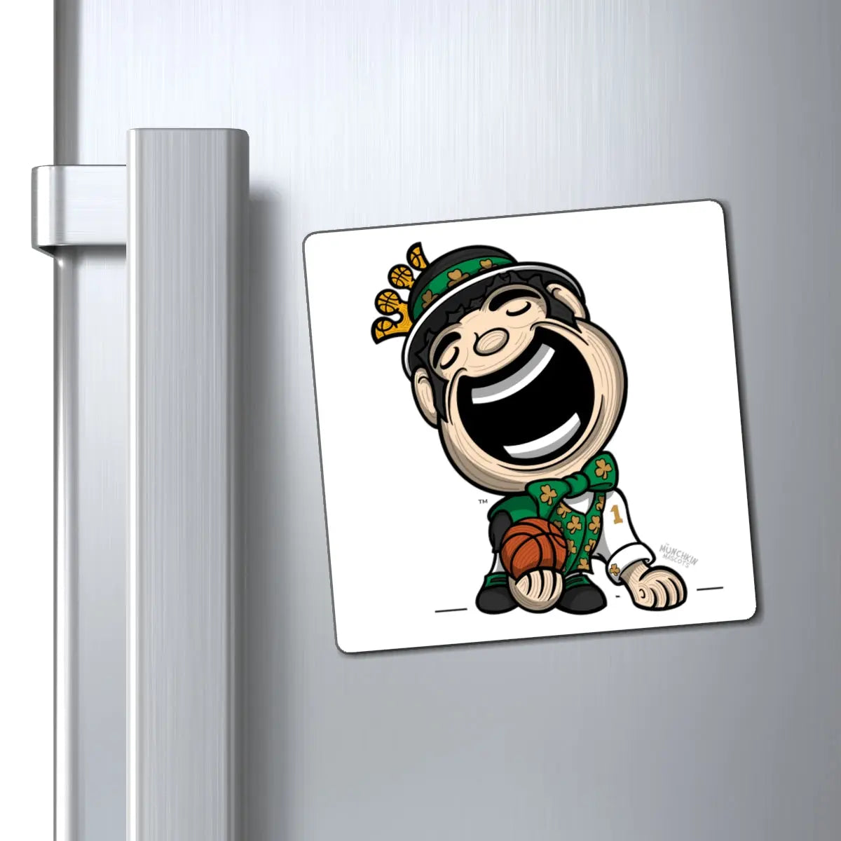 Magnet - Lil' Lucky BOS Basketball Printify