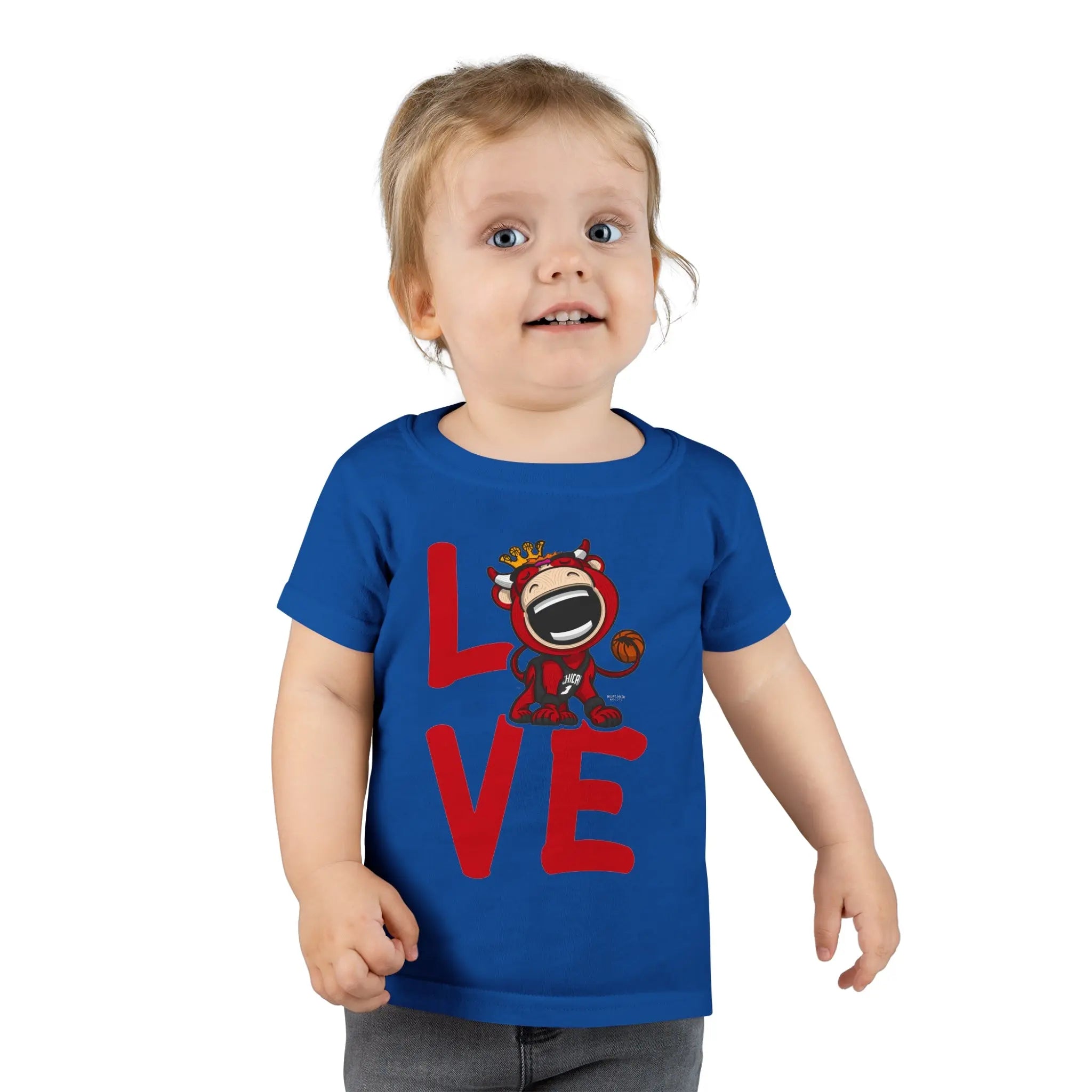 Toddler T-shirt - LOVE - Lil' Benny CHI Basketball Printify
