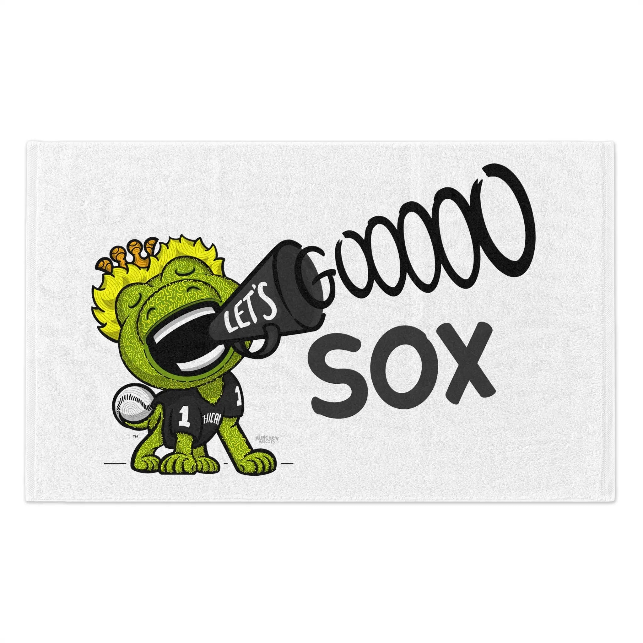 Rally Towel, 11x18 - Lets Go - Lil' Southpaw CHI Baseball Printify