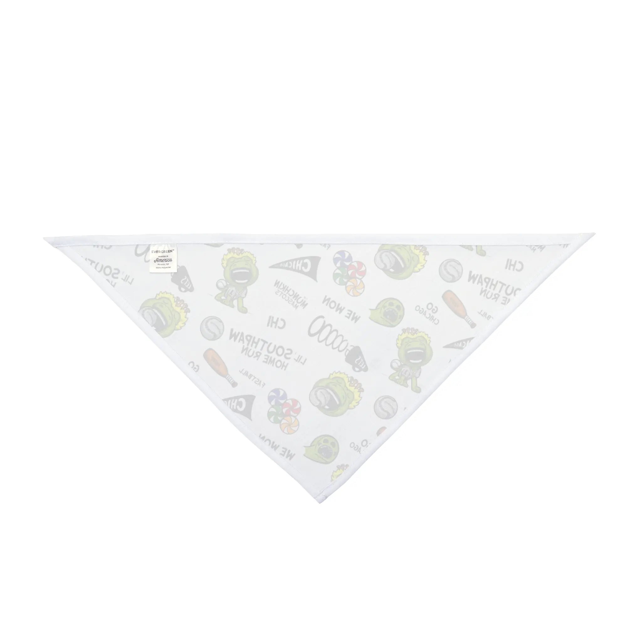 Pet Bandana - Pattern - Lil' Southpaw CHI Baseball Printify