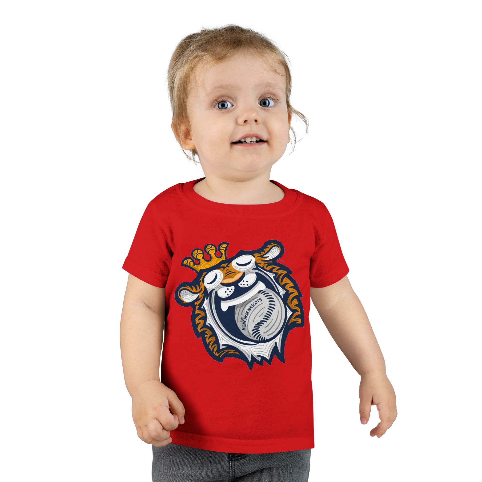 Toddler T-shirt - Mascot - Lil' Paws DET Baseball