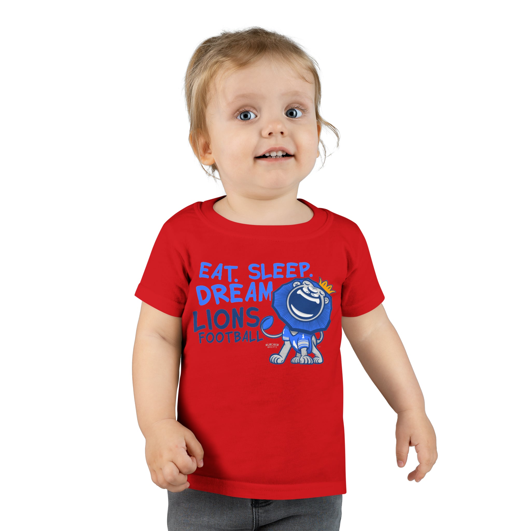 Toddler T-shirt - Eat Sleep Dream - Lil' Roary DET Football