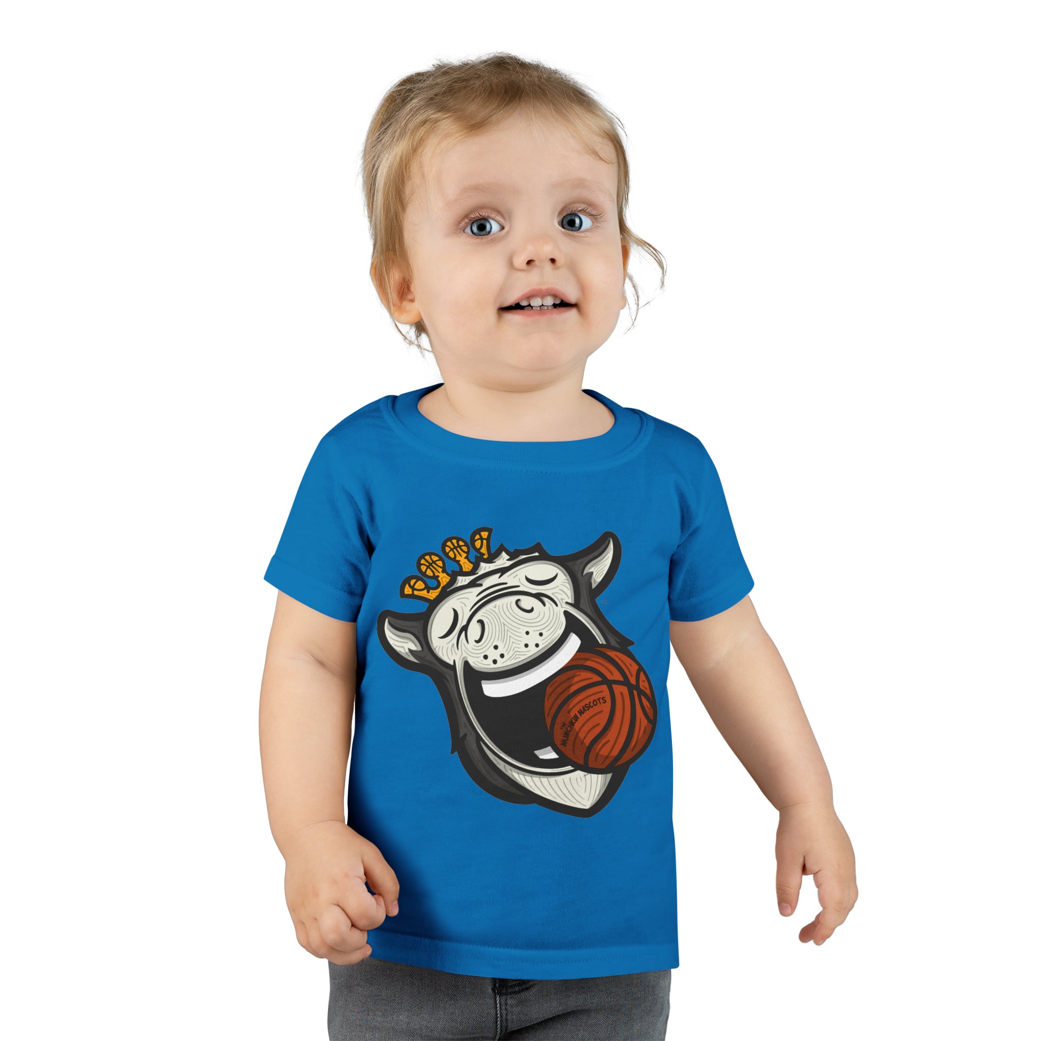 Toddler T-shirt - Mascot Face - Lil' Hooper DET Basketball