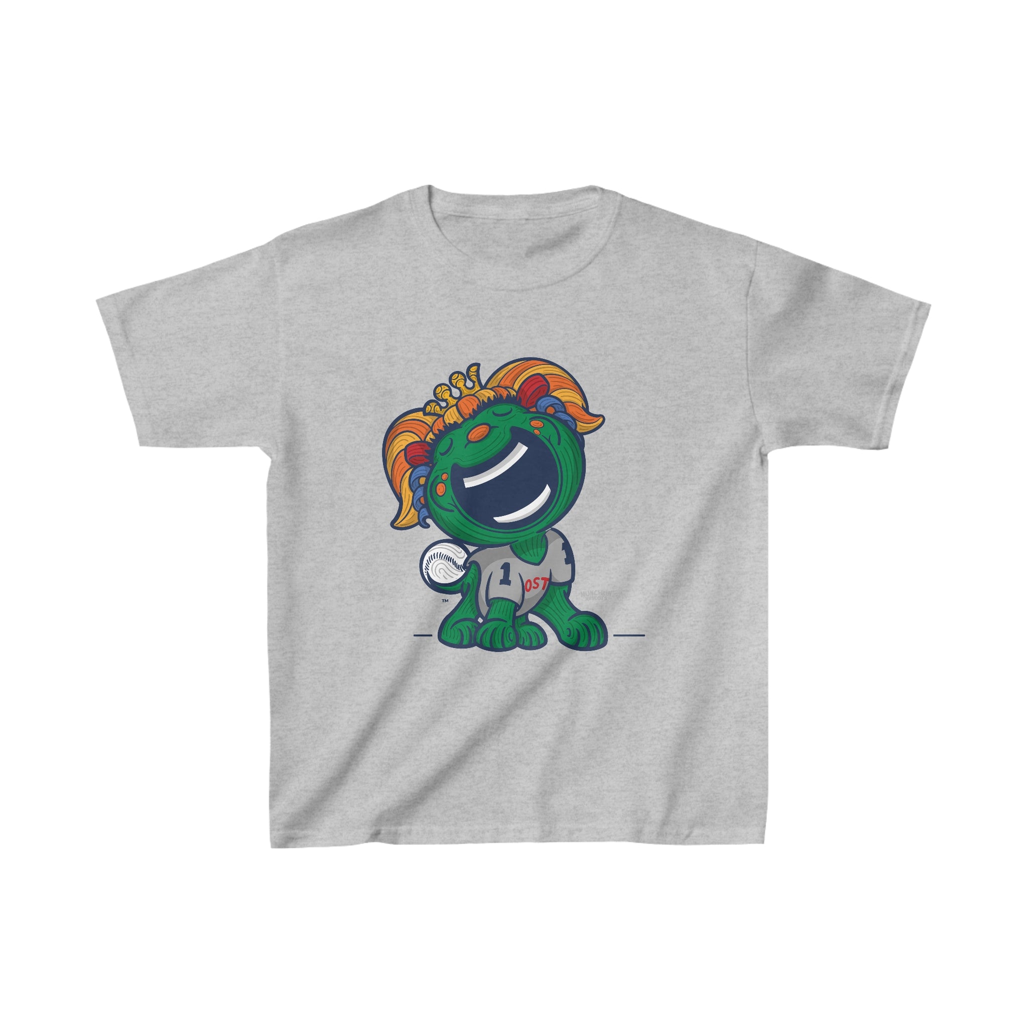 Kids Heavy Cotton™ Tee - Away Jersey - Lil' Miss Tessie BOS Baseball