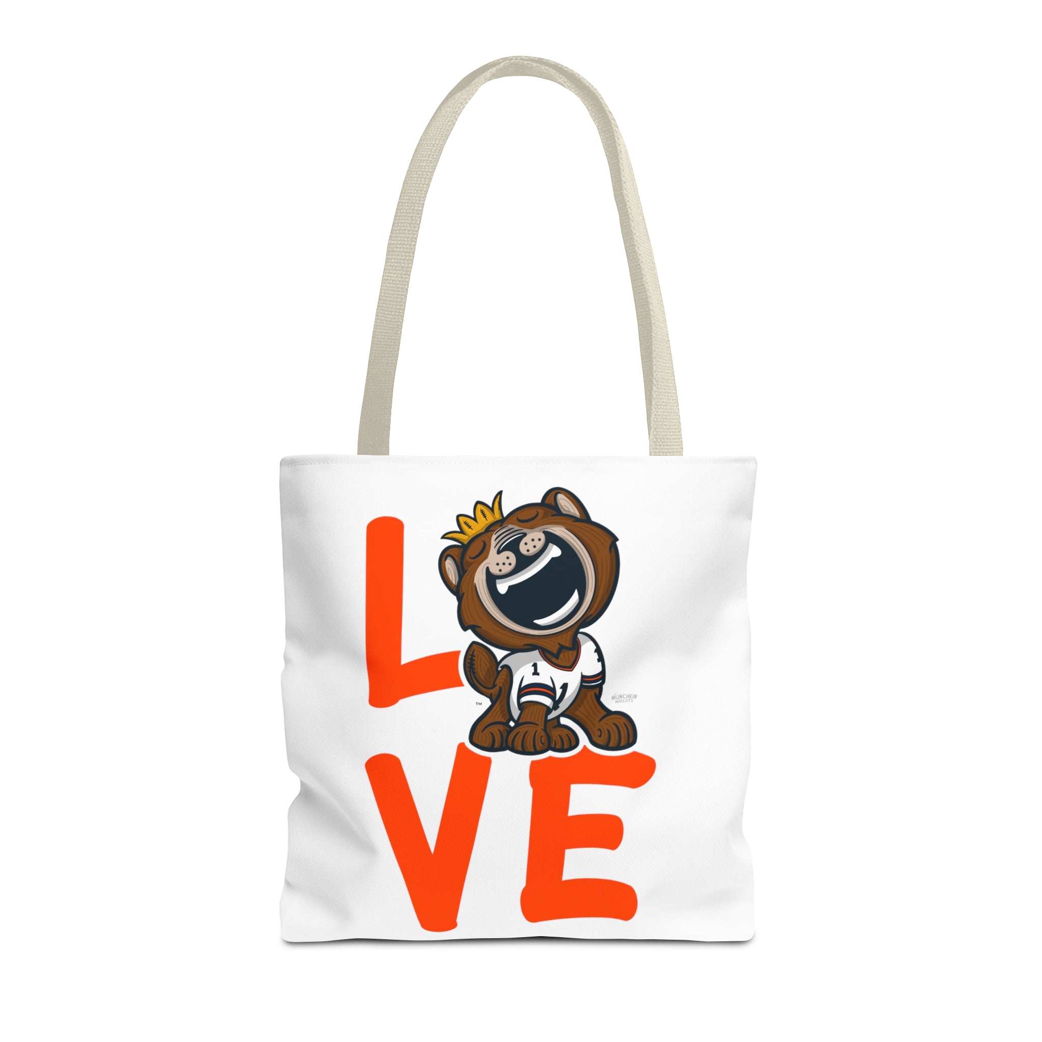 Tote Bag (AOP) - LOVE + Lets Go - Lil' Staley CHI Football