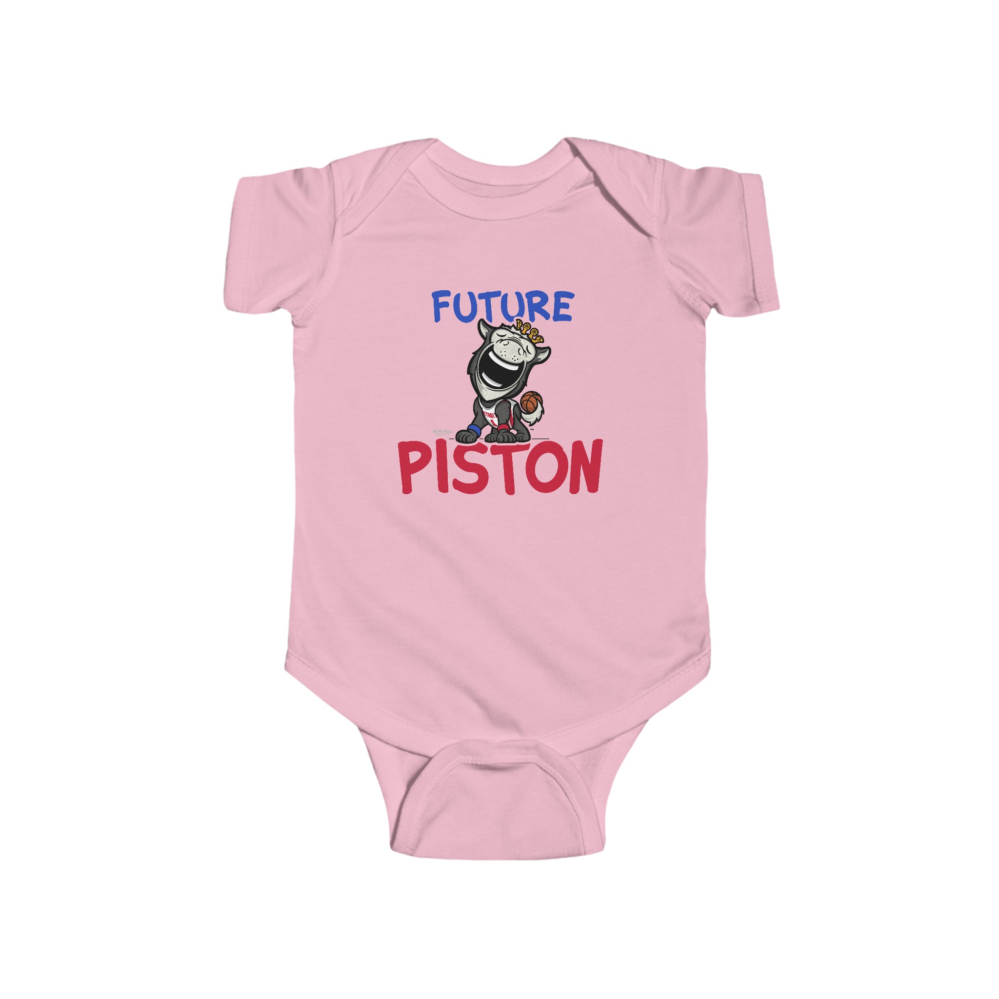 Infant Fine Jersey Bodysuit - Future Piston - Lil' Hooper DET Basketball