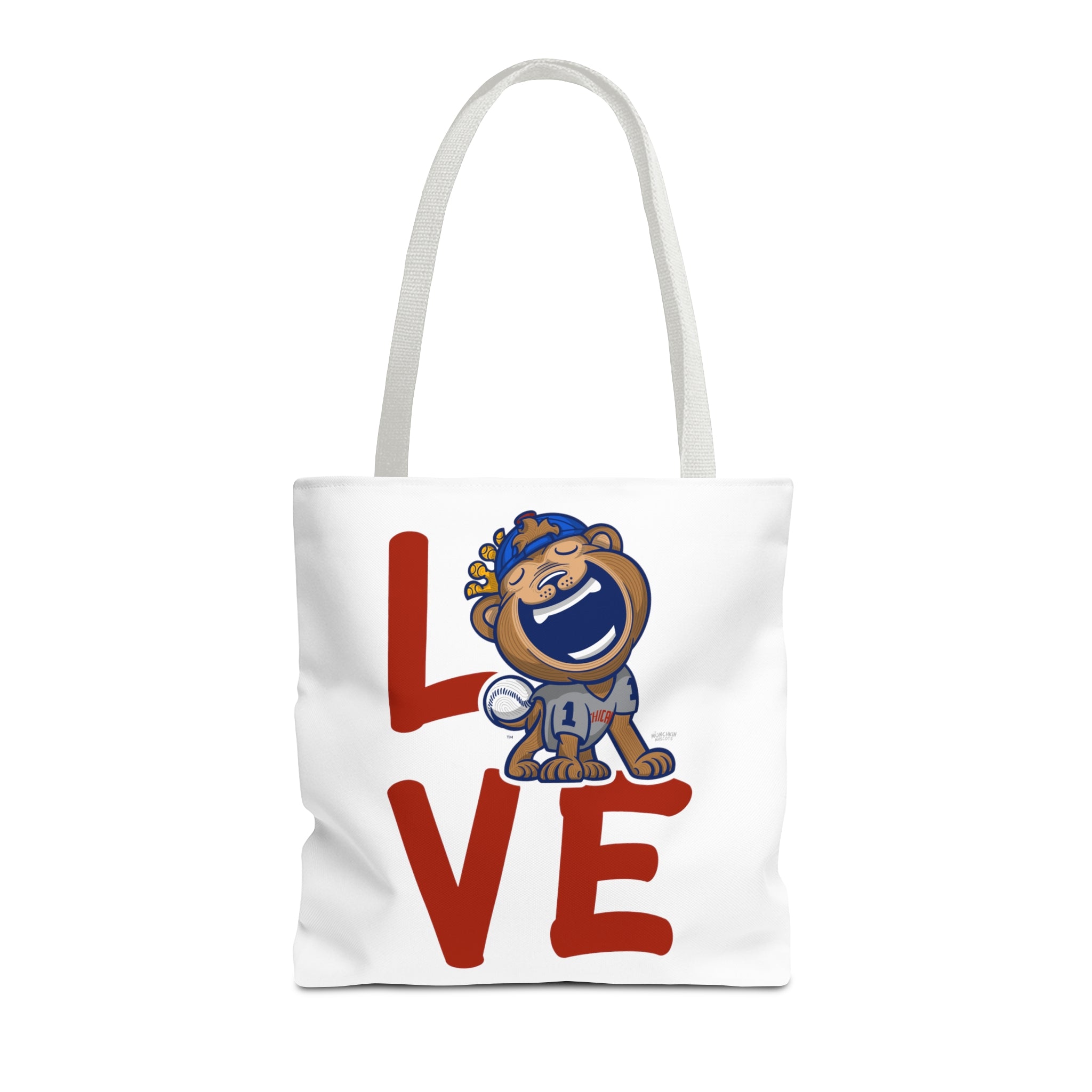 Tote Bag (AOP) - LOVE + Lets Go - Lil' Clark CHI Baseball