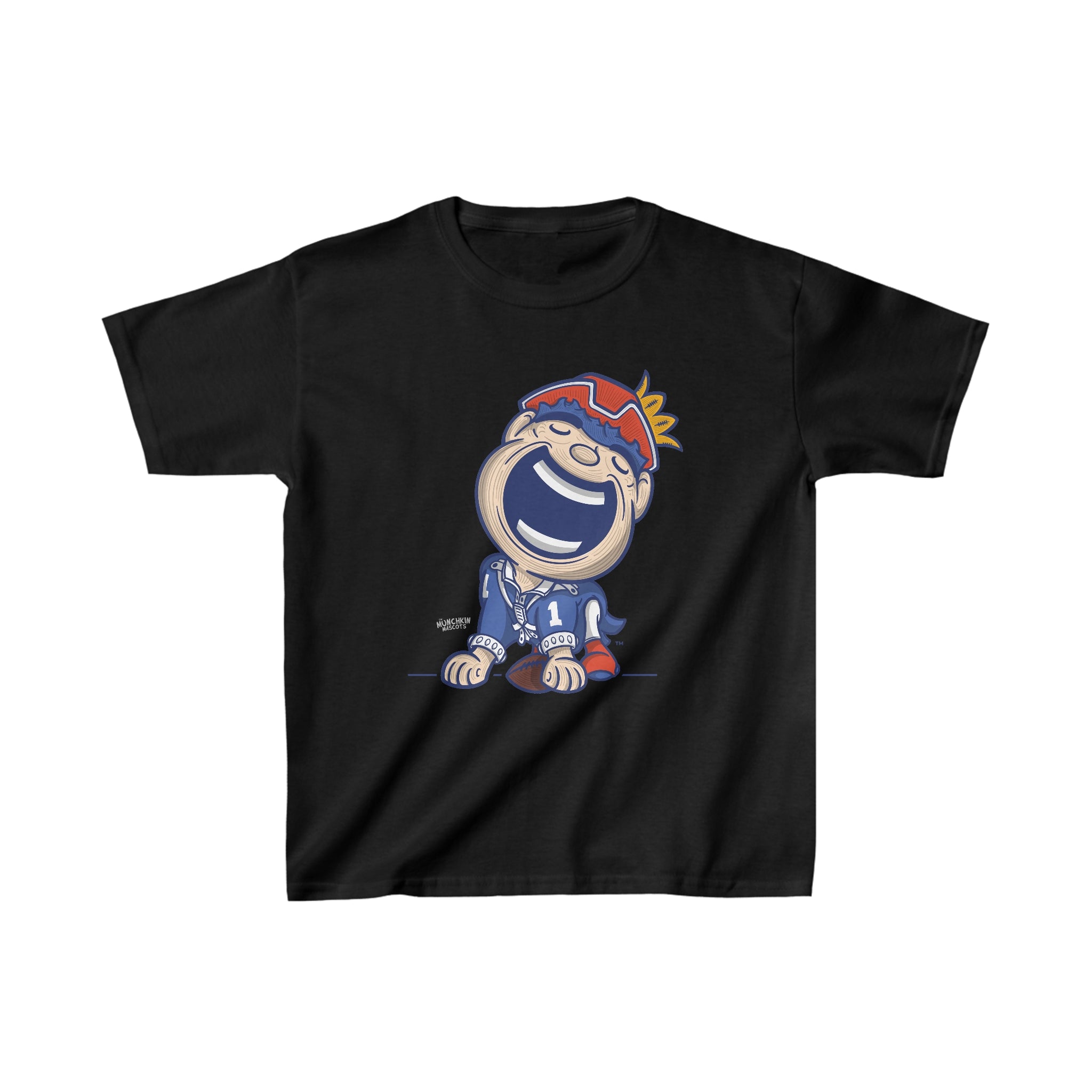 Kids Heavy Cotton™ Tee - Patriot Jersey - Lil' Pat NE Football