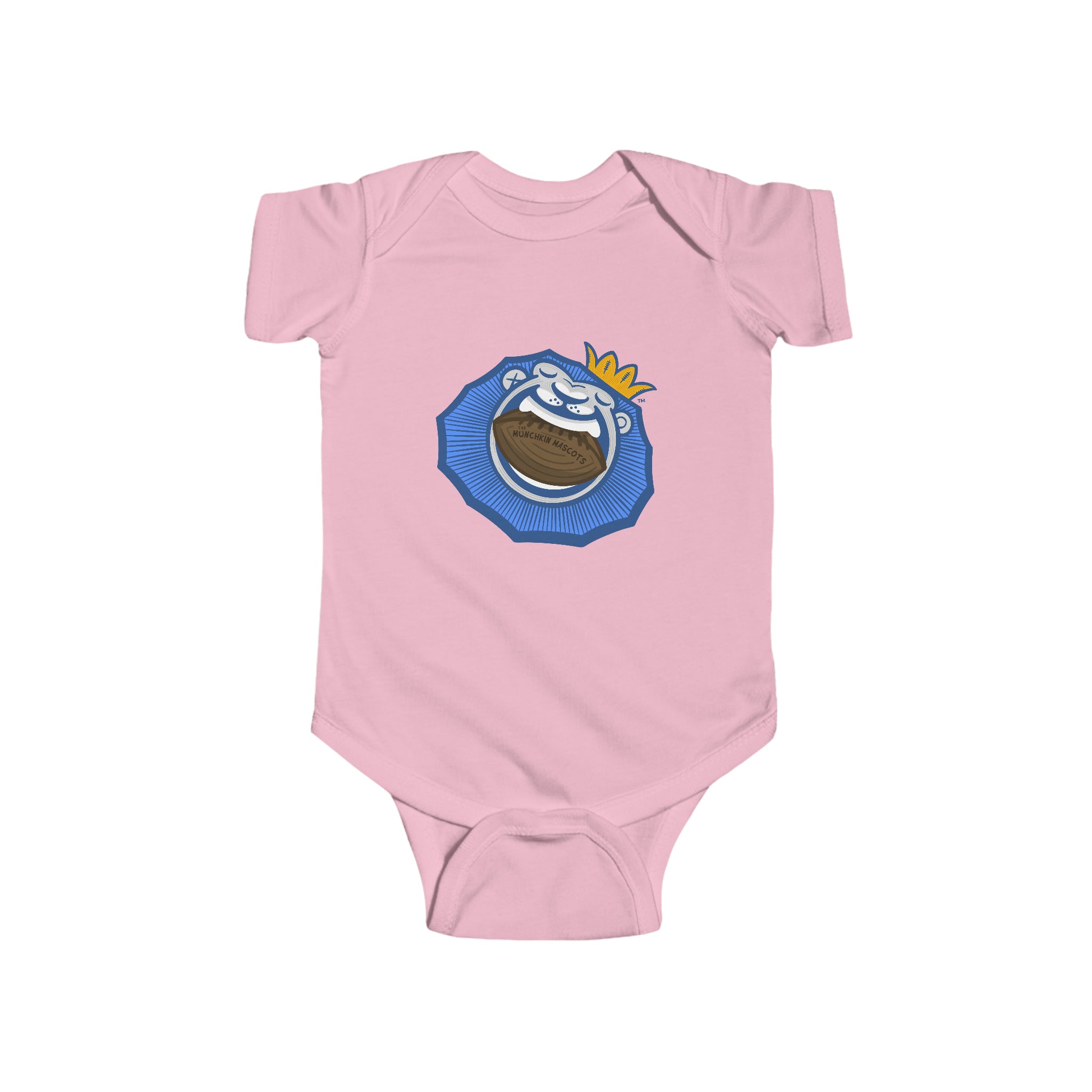 Infant Fine Jersey Bodysuit - Gameball Bite - Lil' Roary DET Football