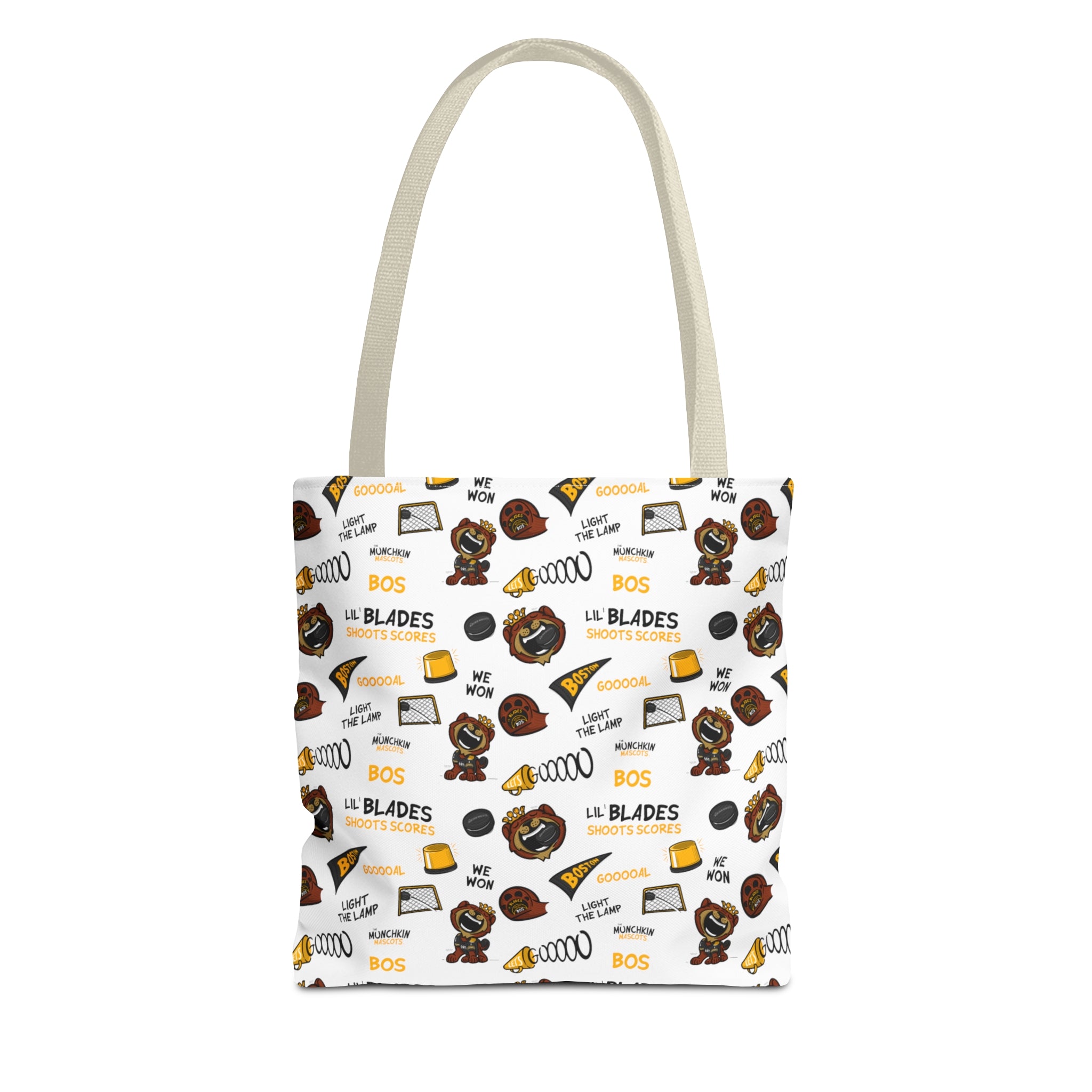 Tote Bag (AOP) - Pattern - Lil' Blades BOS Hockey