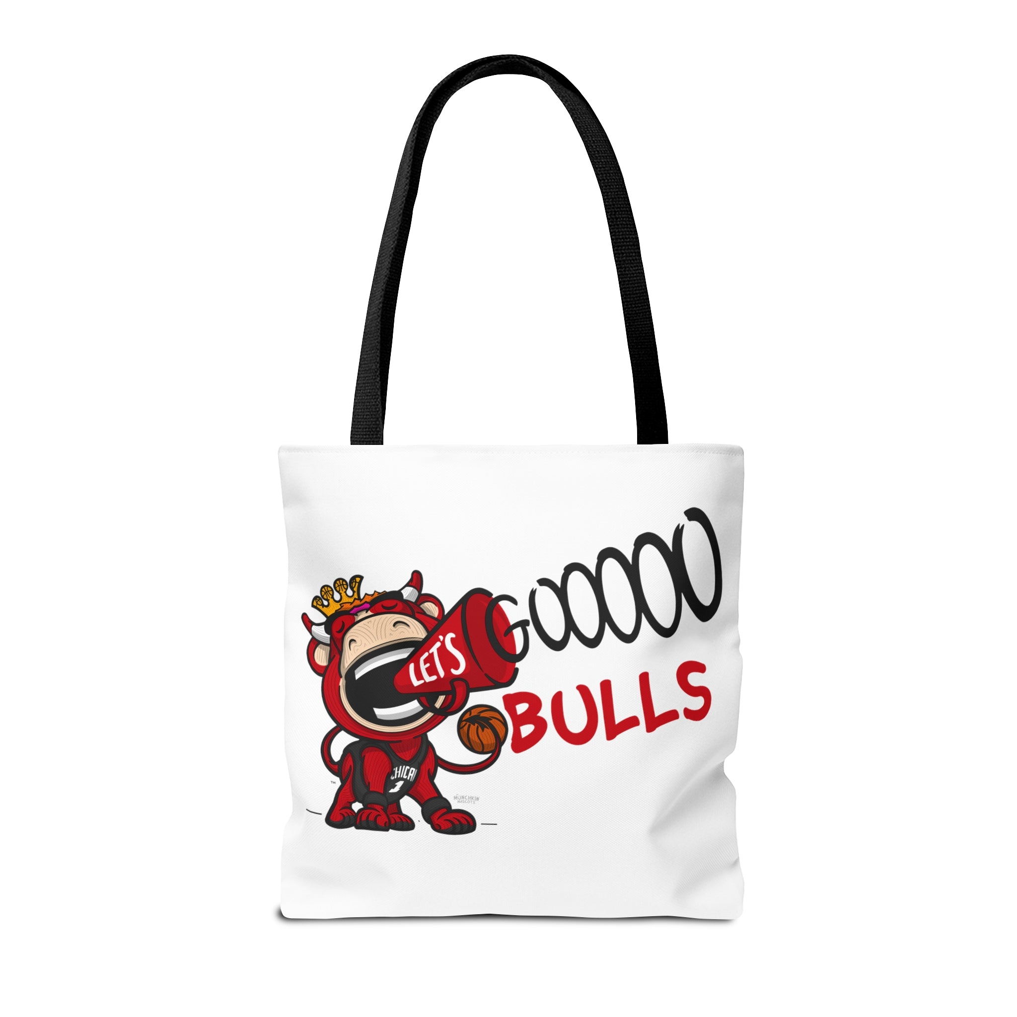 Tote Bag (AOP) - LOVE + Lets Go - Lil' Benny CHI Basketball