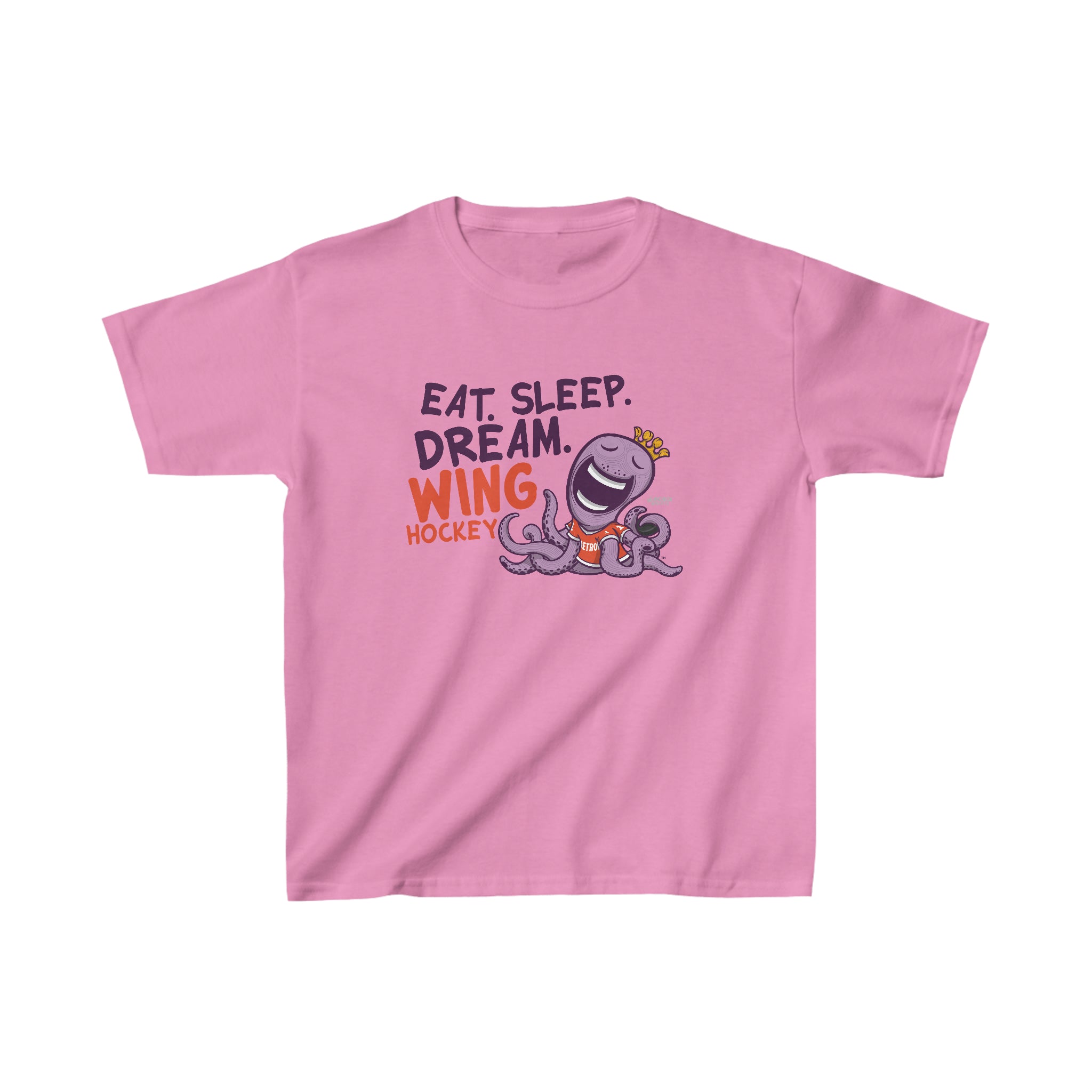 Kids Heavy Cotton™ Tee - Eat Sleep Dream - Lil' Stanley DET Hockey