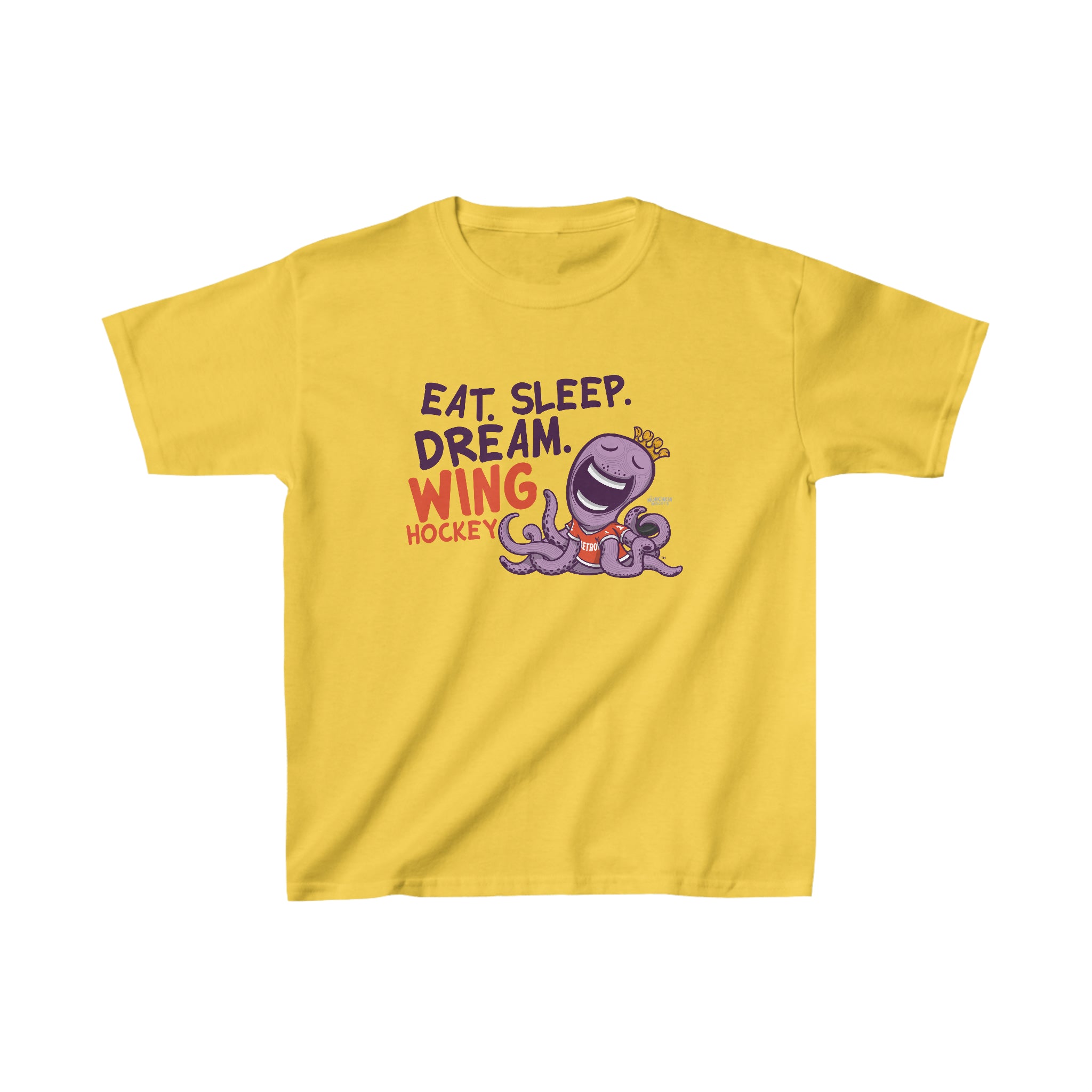 Kids Heavy Cotton™ Tee - Eat Sleep Dream - Lil' Stanley DET Hockey