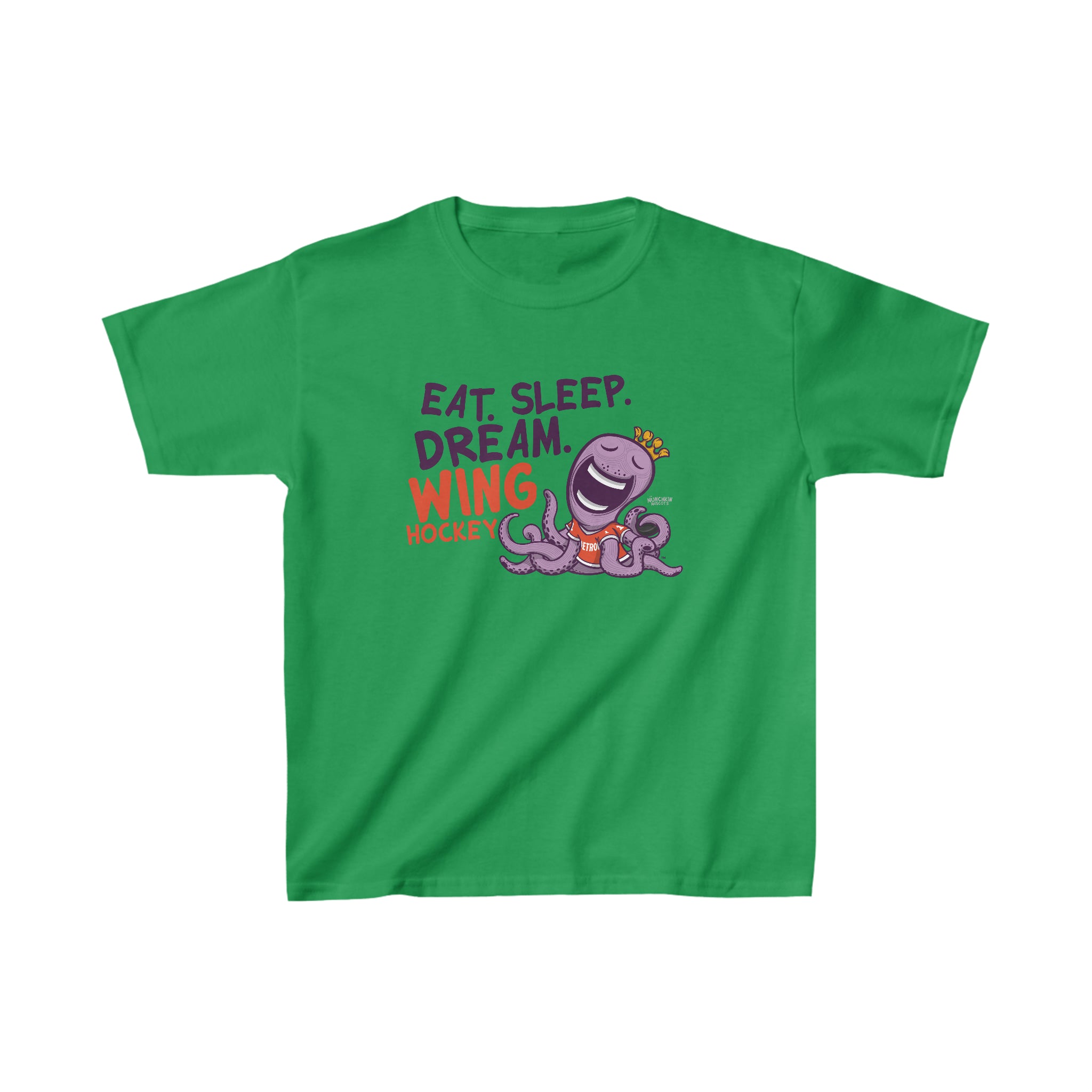 Kids Heavy Cotton™ Tee - Eat Sleep Dream - Lil' Stanley DET Hockey