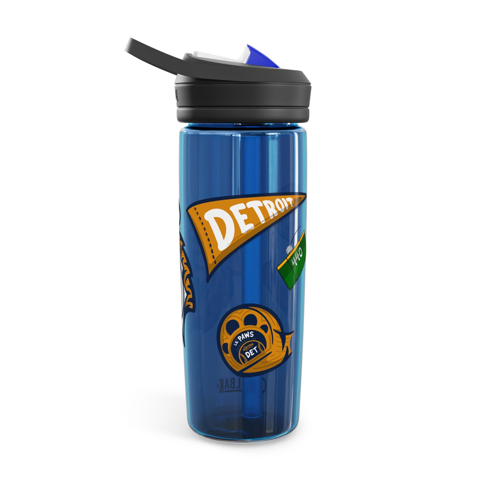 Detroit Baseball CamelBak Eddy® Lil' Paws Water Bottle, 20oz\25oz | Hand-Drawn Art | Gifts for Kids