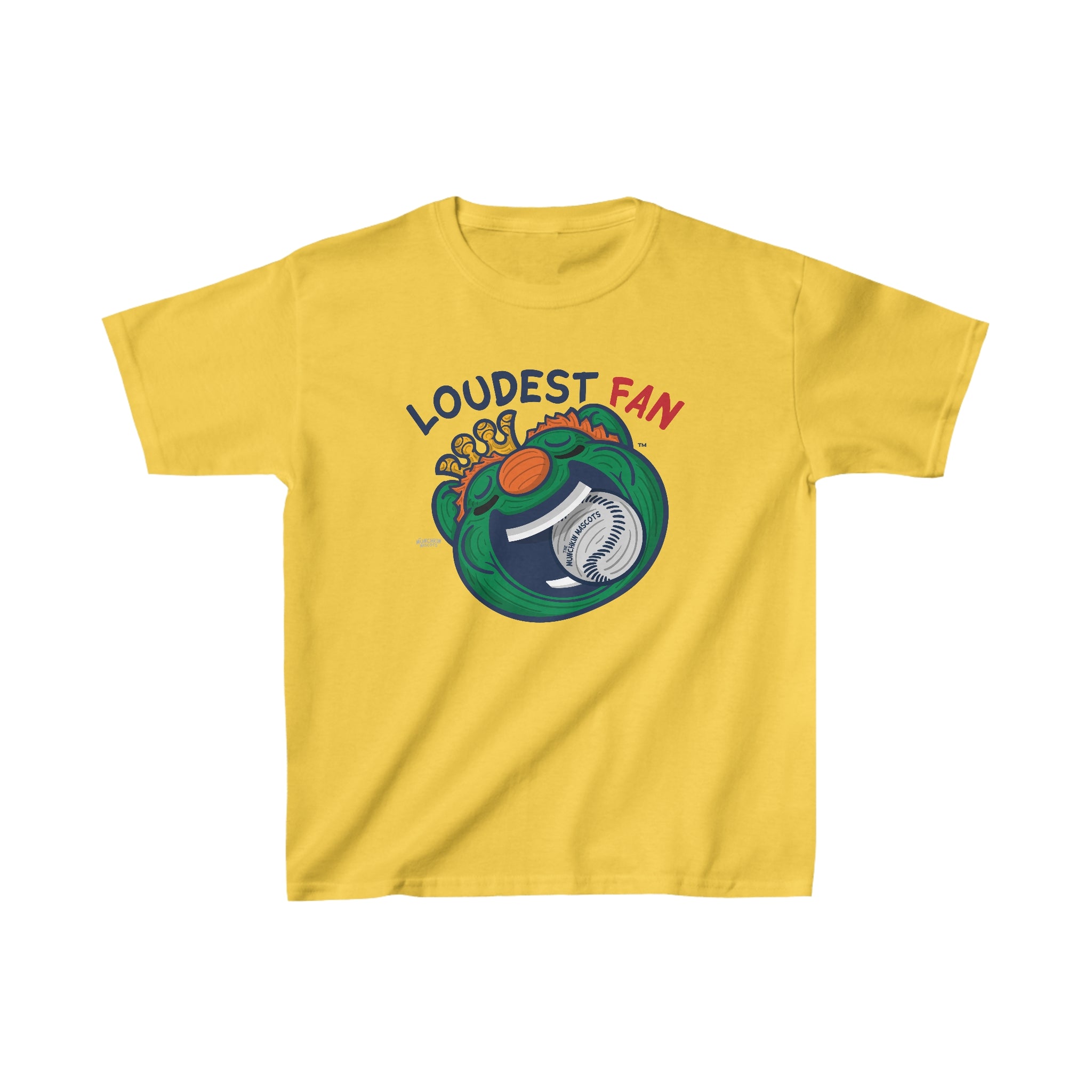 Kids Heavy Cotton™ Tee - Loudest Fan - Lil' Wally BOS Baseball