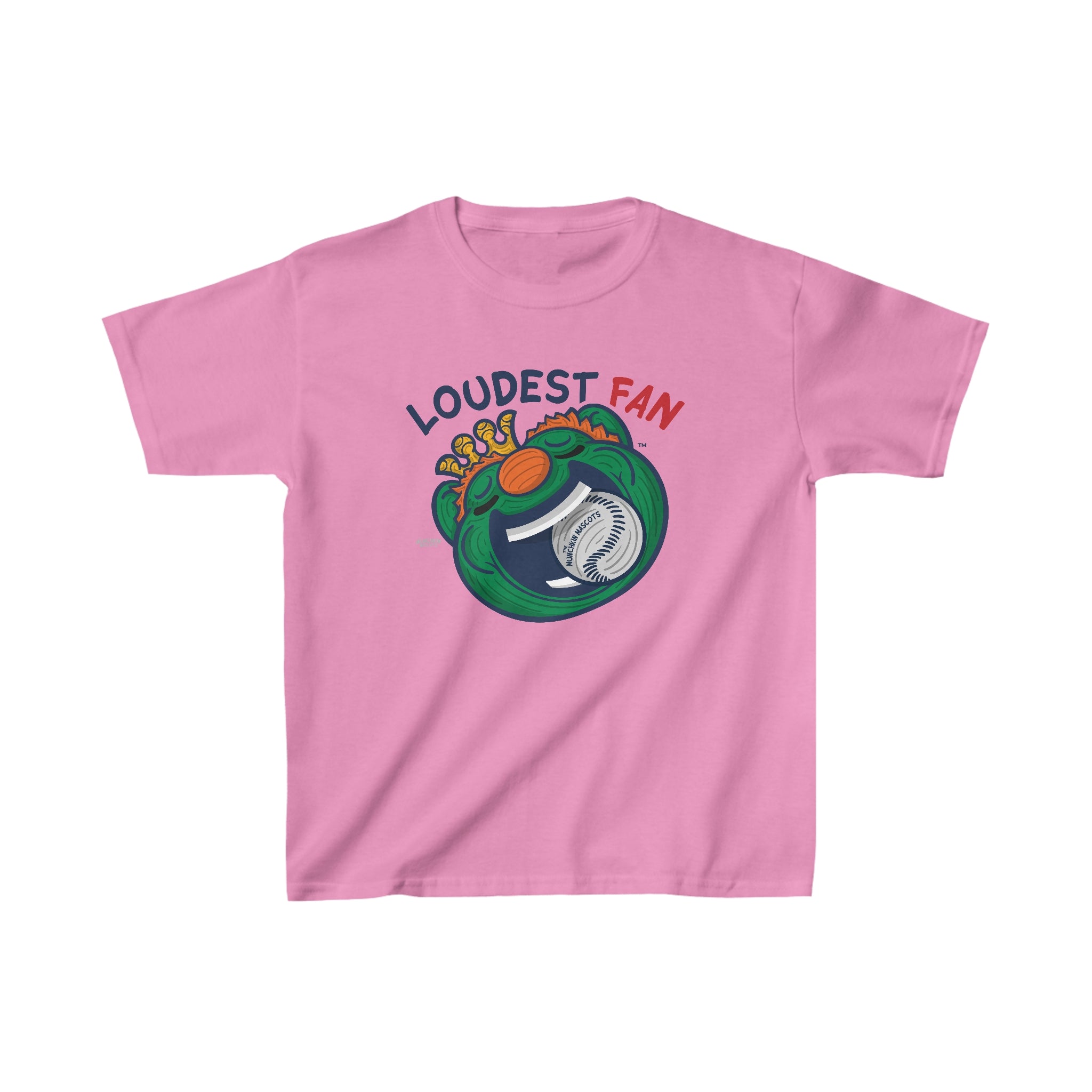 Kids Heavy Cotton™ Tee - Loudest Fan - Lil' Wally BOS Baseball