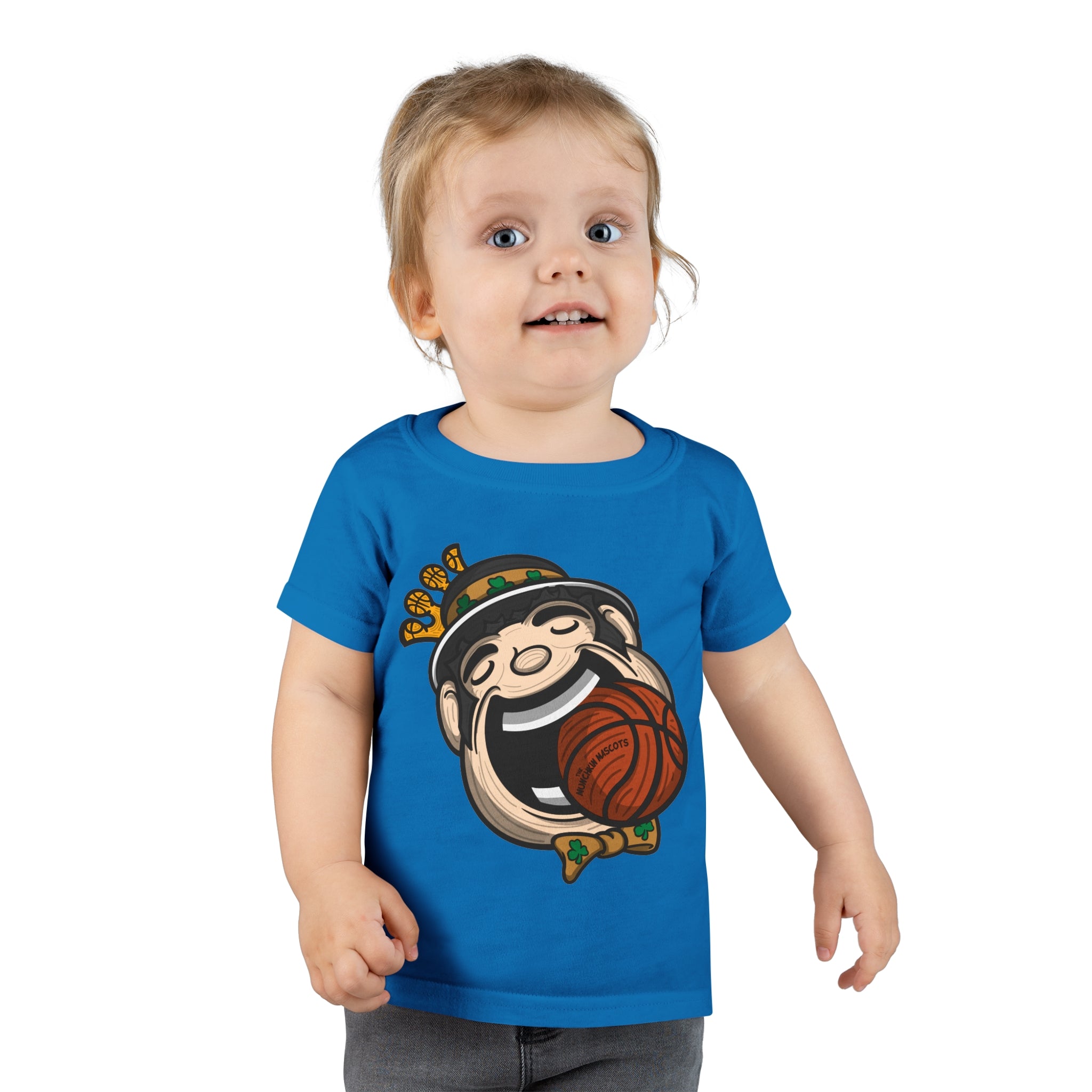 Toddler T-shirt - Mascot Face - Lil' Lucky BOS Basketball