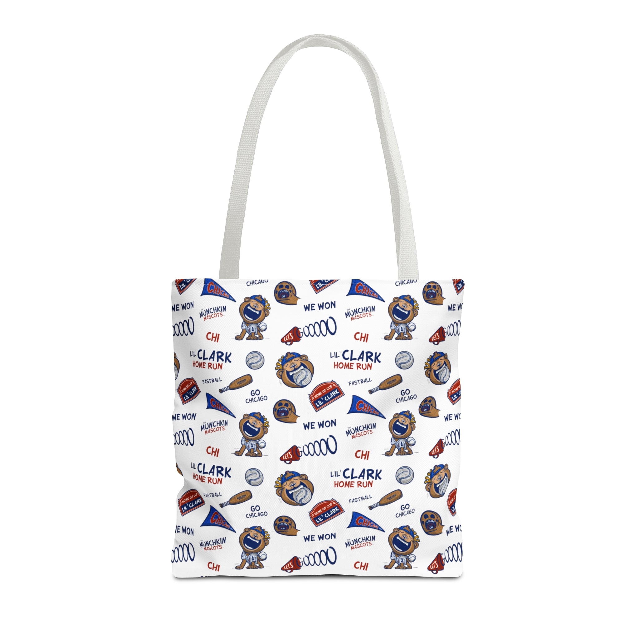 Tote Bag (AOP) - Pattern - Lil' Clark CHI Baseball