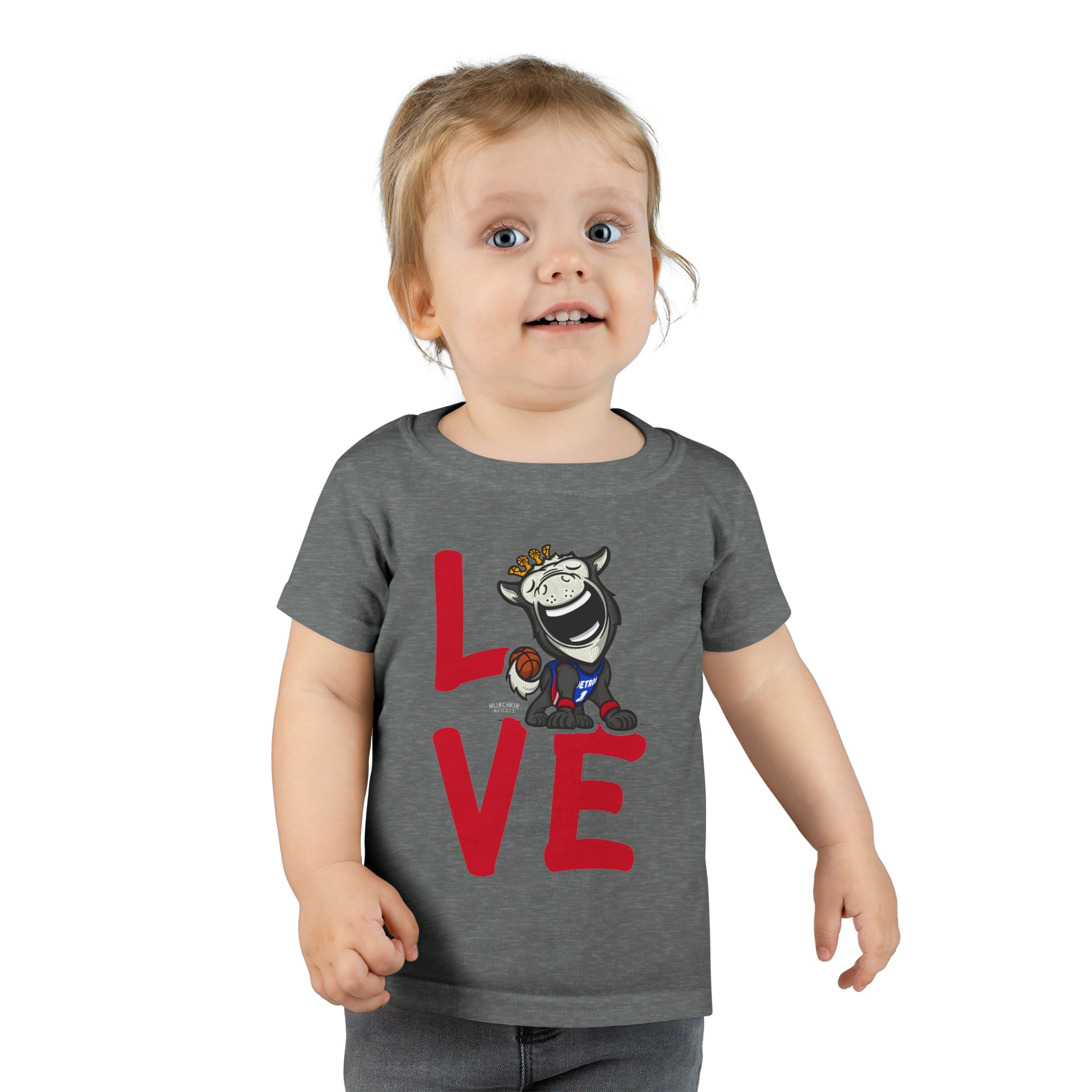 Toddler T-shirt - LOVE - Lil' Hooper DET Basketball