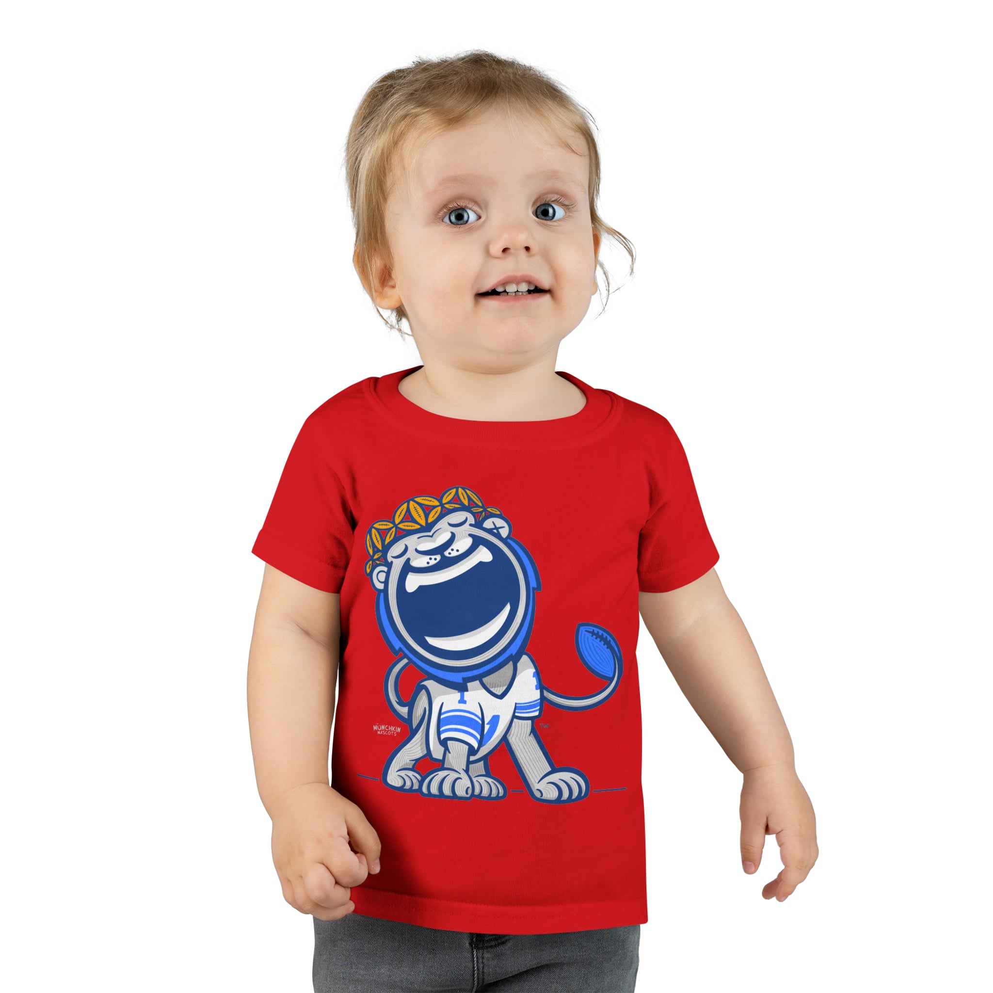 Toddler T-shirt - Away Jersey - Lil' Miss Roary DET Football