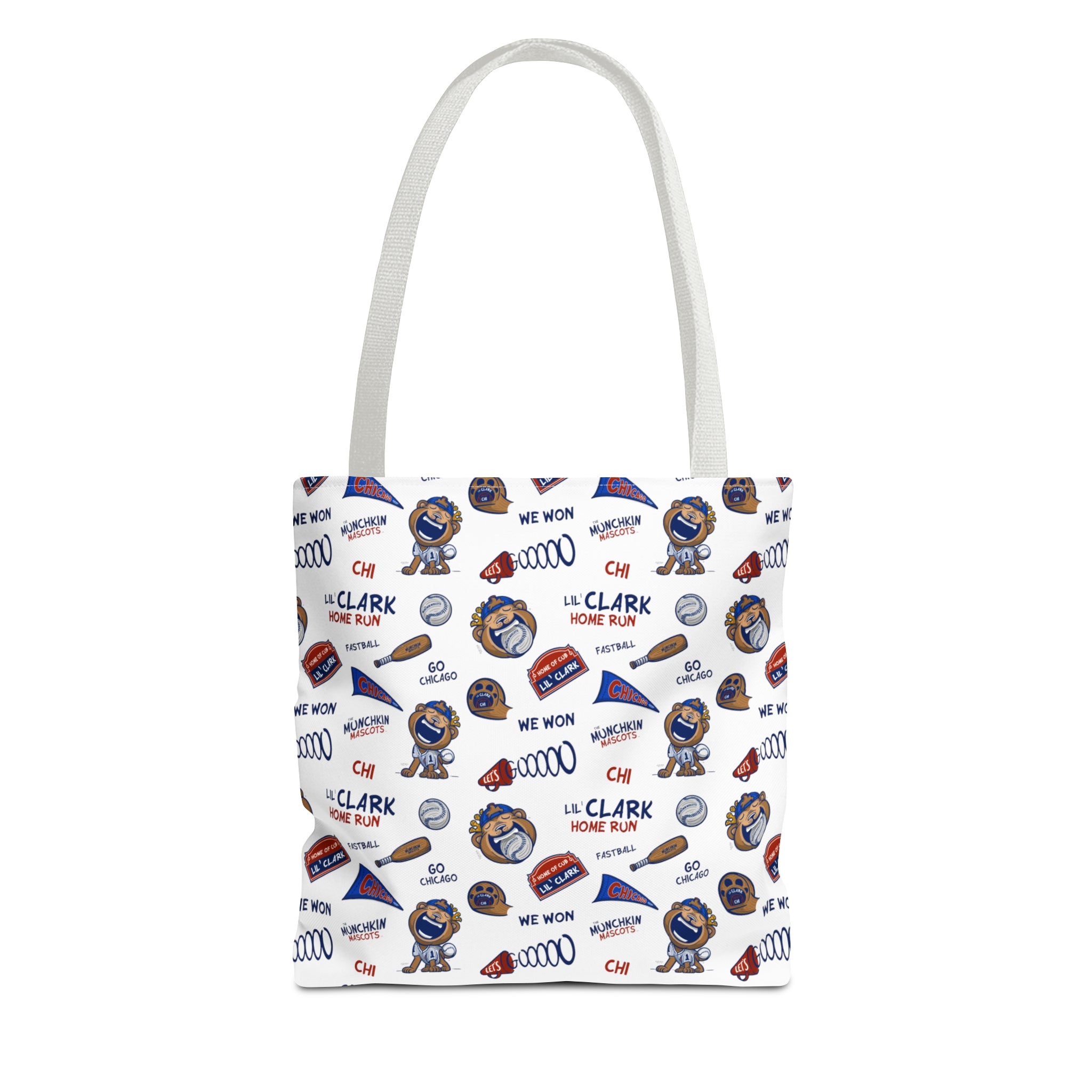 Tote Bag (AOP) - Pattern - Lil' Clark CHI Baseball