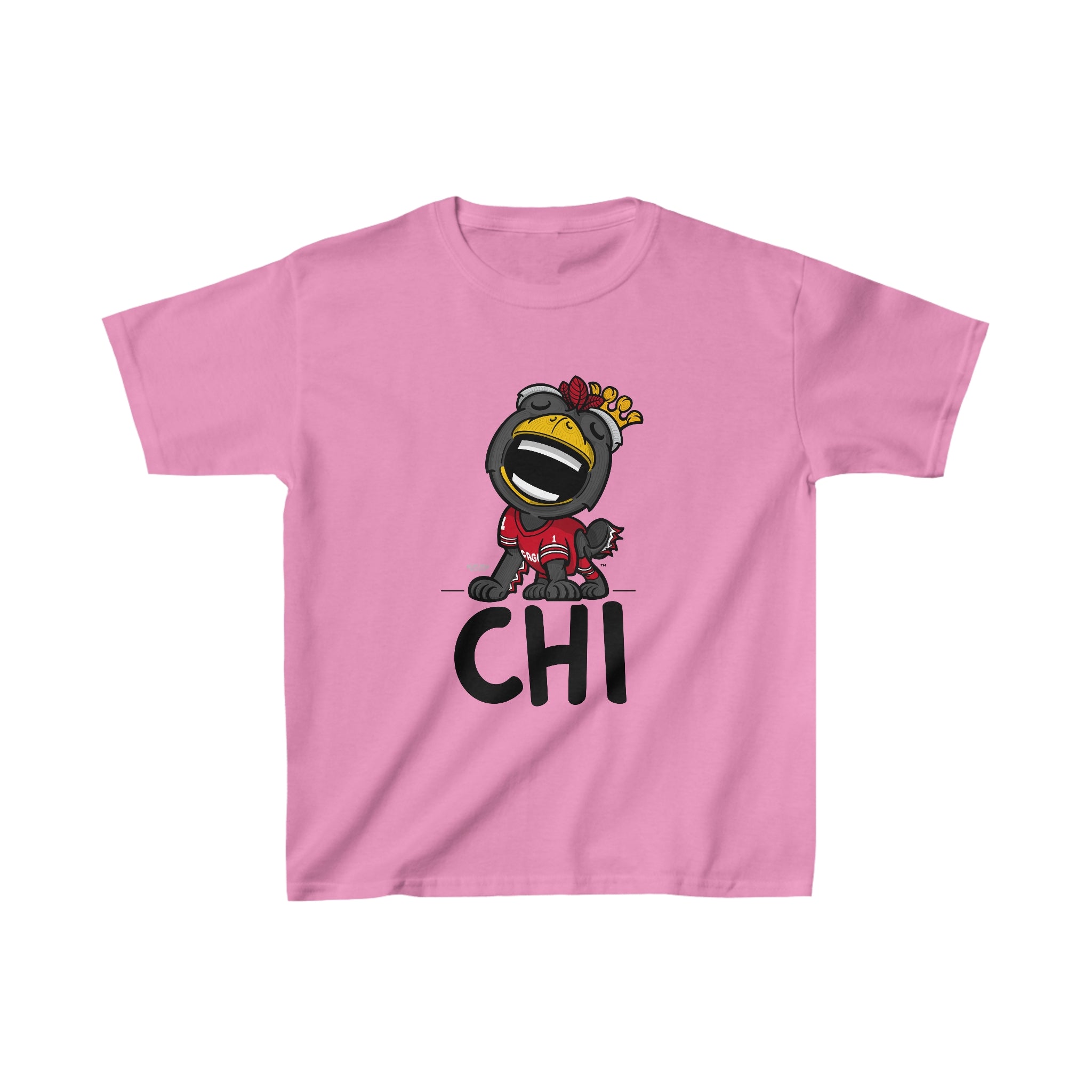 Kids Heavy Cotton™ Tee - CHI - Lil' Tommy CHI Hockey