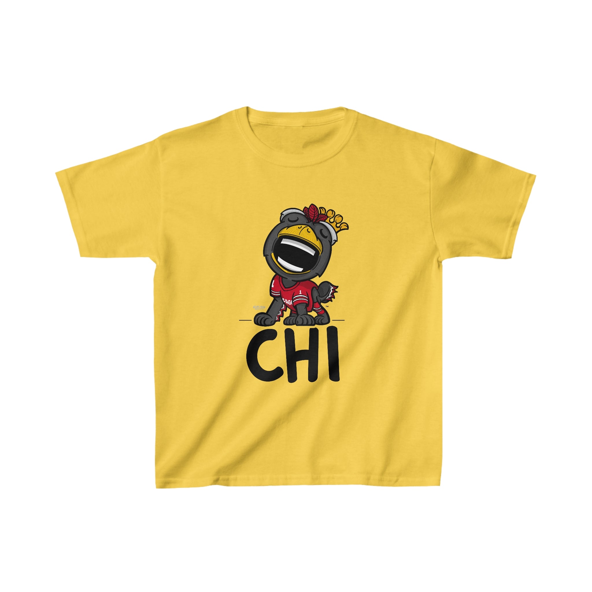 Kids Heavy Cotton™ Tee - CHI - Lil' Tommy CHI Hockey