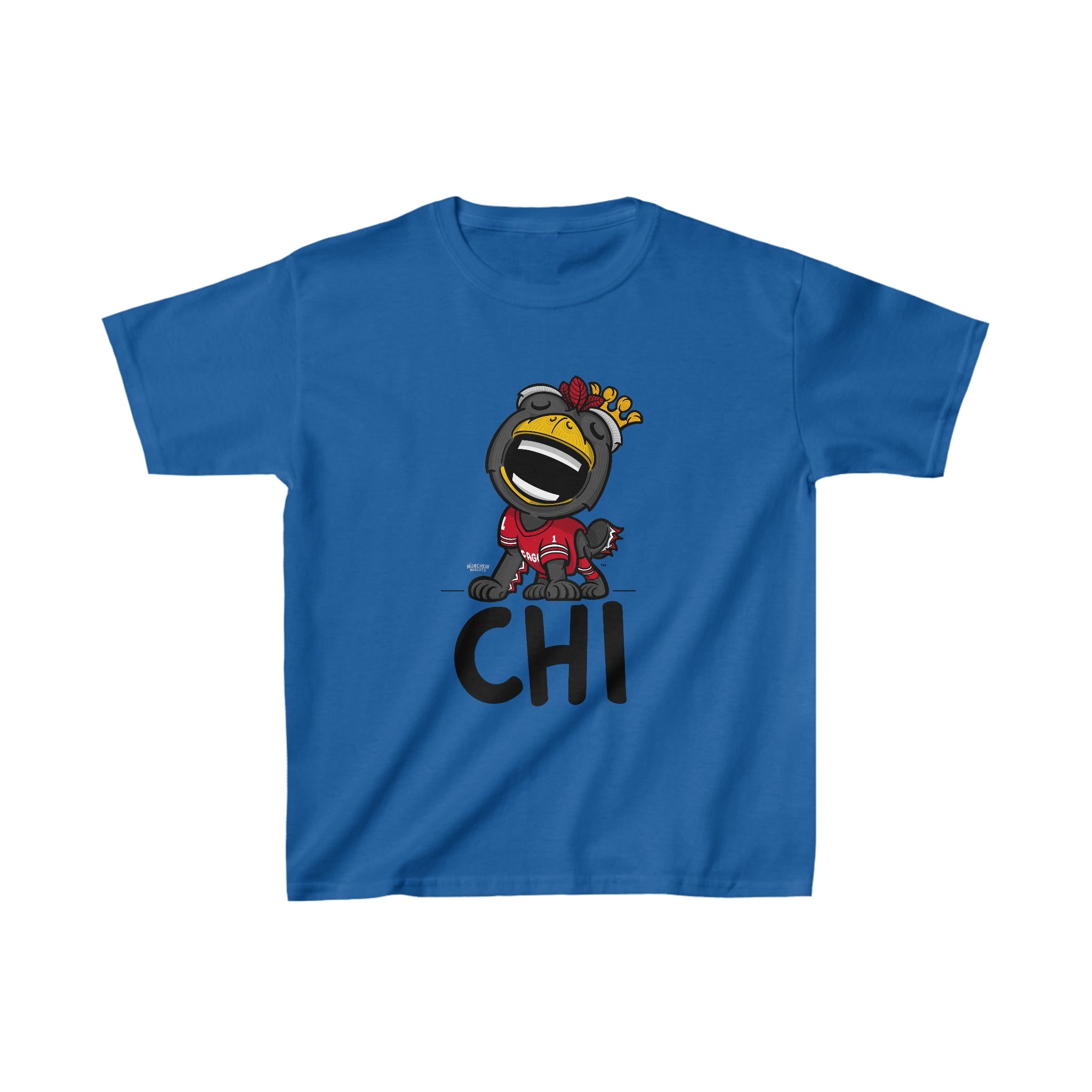 Kids Heavy Cotton™ Tee - CHI - Lil' Tommy CHI Hockey