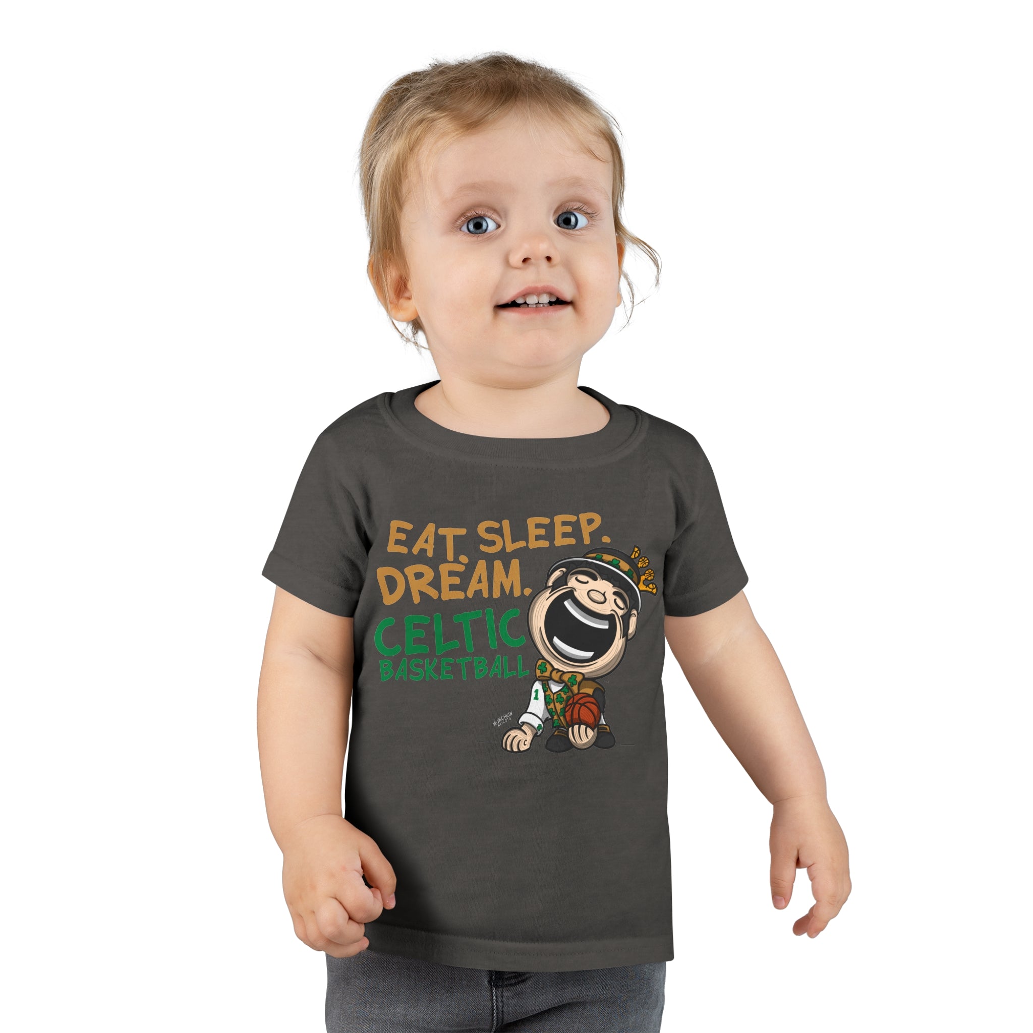 Toddler T-shirt - Eat Sleep Dream - Lil' Lucky BOS Basketball