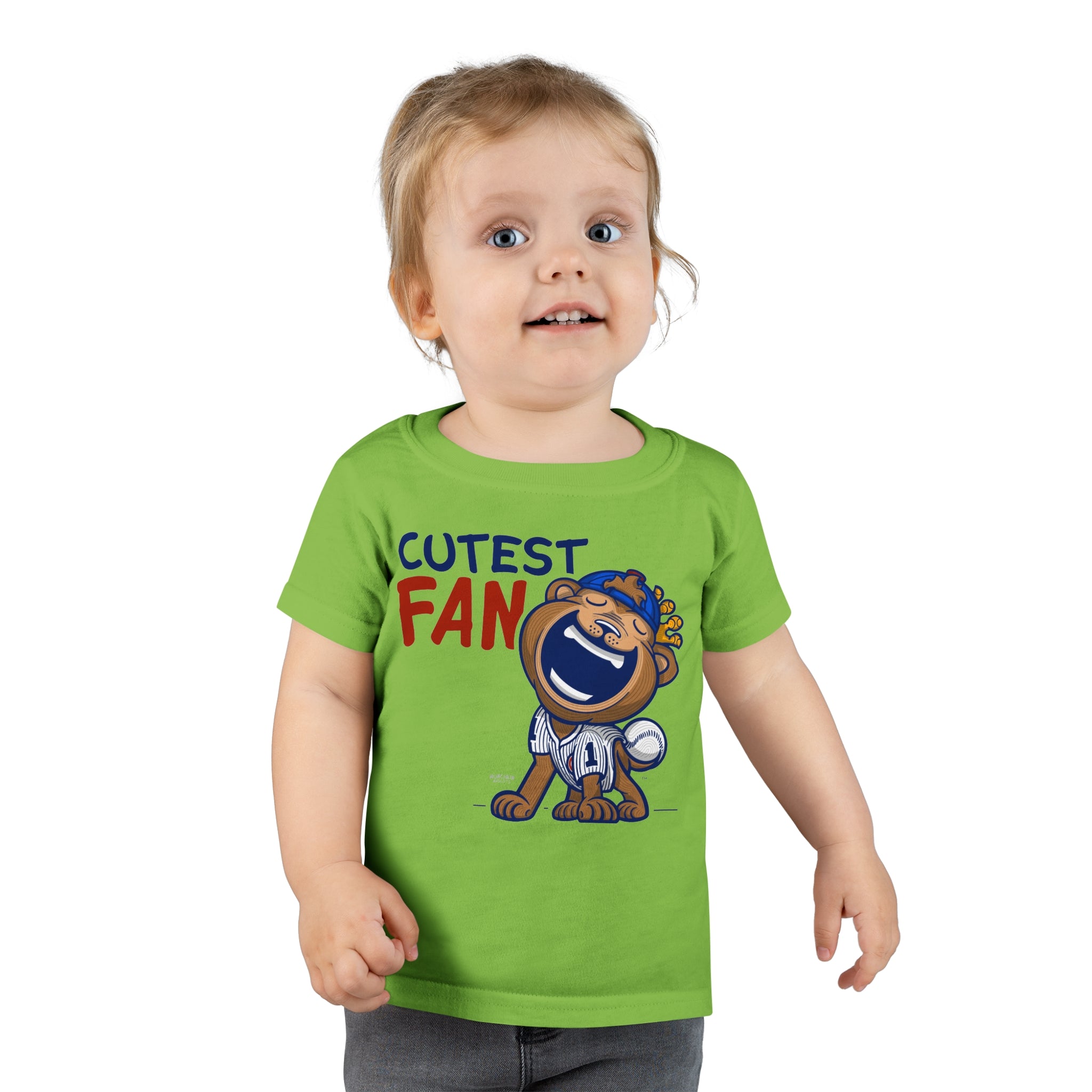 Toddler T-shirt - Cutest Fan - Lil' Clark CHI Baseball