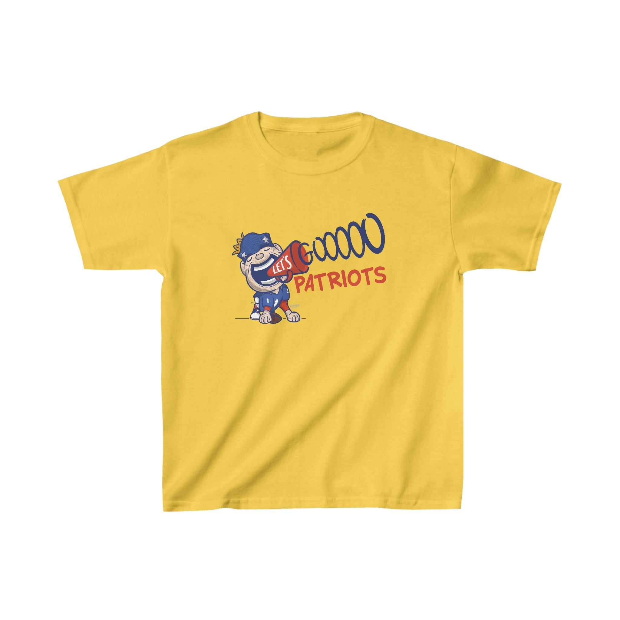 Kids Heavy Cotton™ Tee - Lets Go - Lil' Pat NE Football