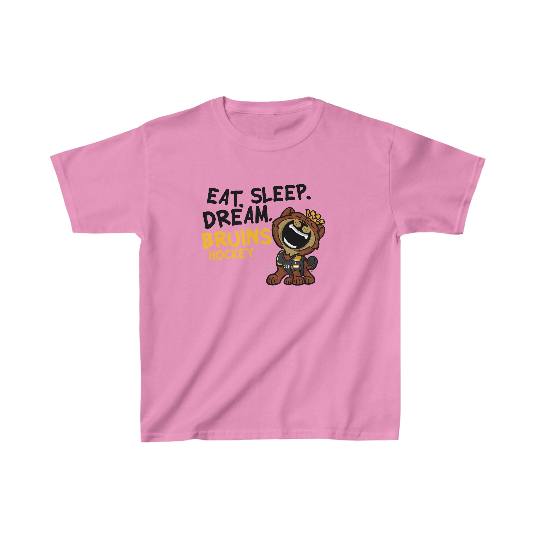 Kids Heavy Cotton™ Tee - Eat Sleep Dream - Lil' Blades BOS Hockey