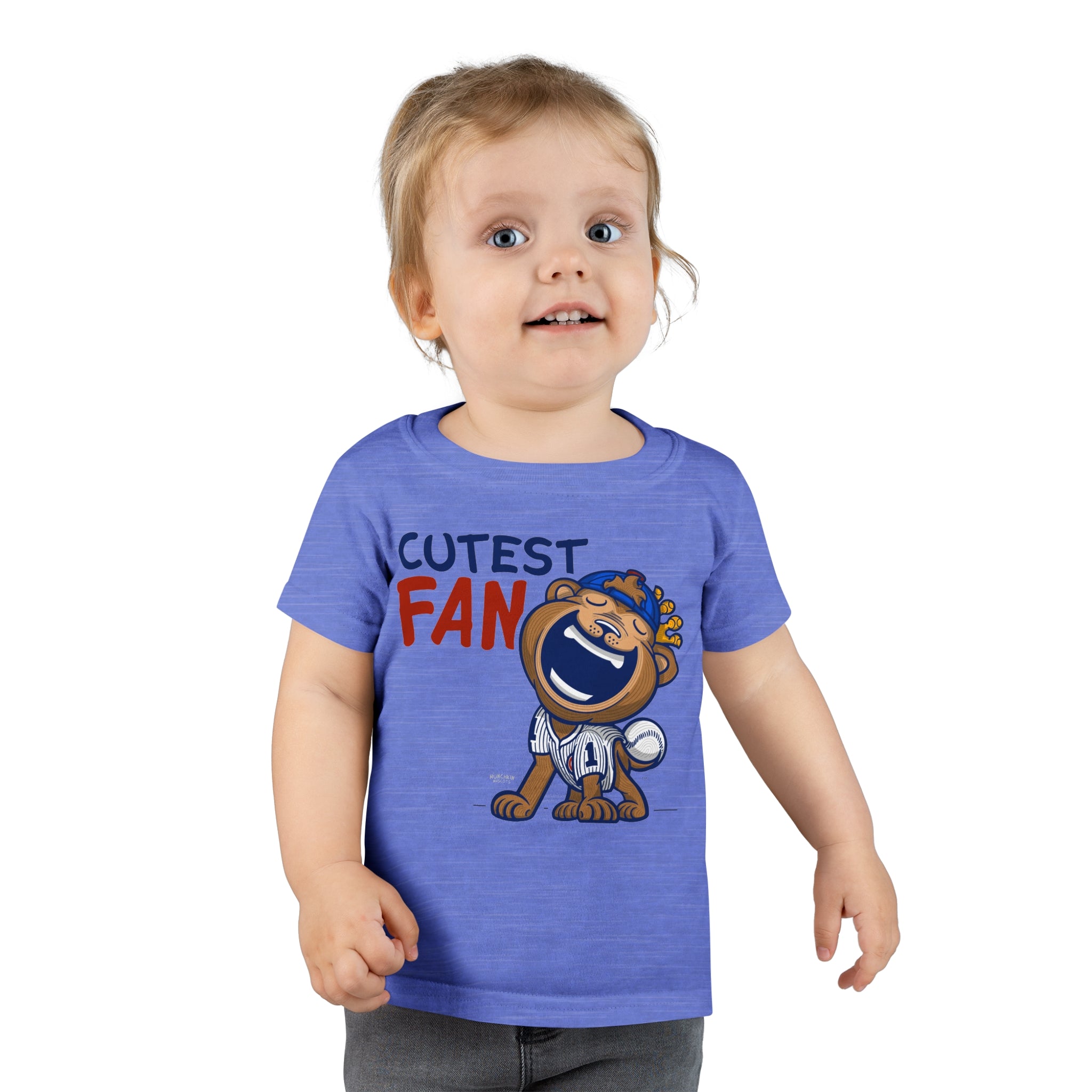 Toddler T-shirt - Cutest Fan - Lil' Clark CHI Baseball