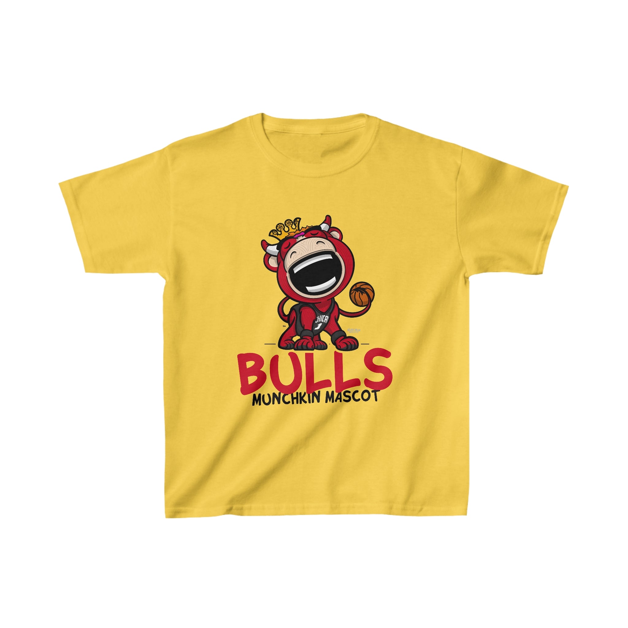 Kids Heavy Cotton™ Tee - Munchkin Mascot - Lil' Benny CHI Basketball