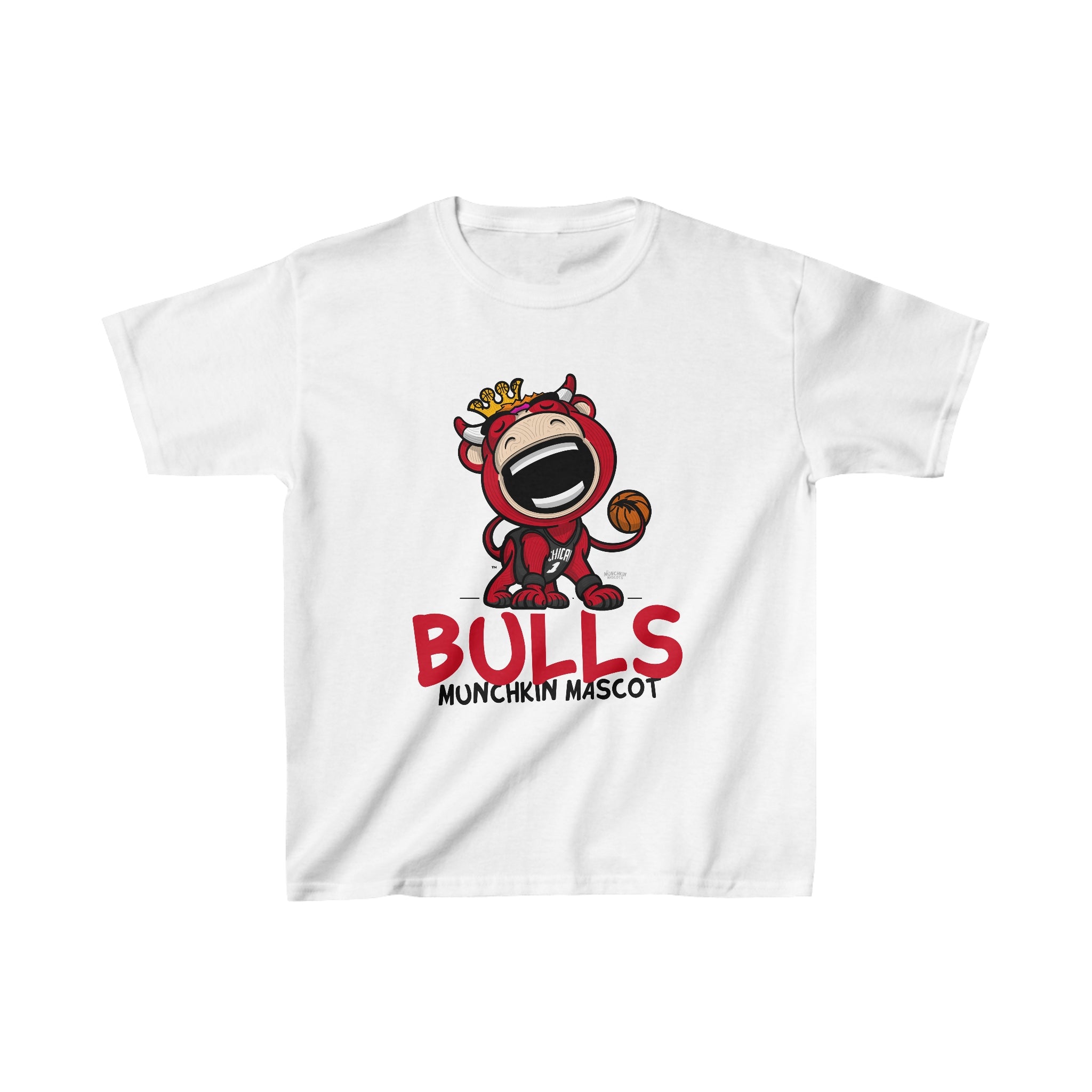 Kids Heavy Cotton™ Tee - Munchkin Mascot - Lil' Benny CHI Basketball