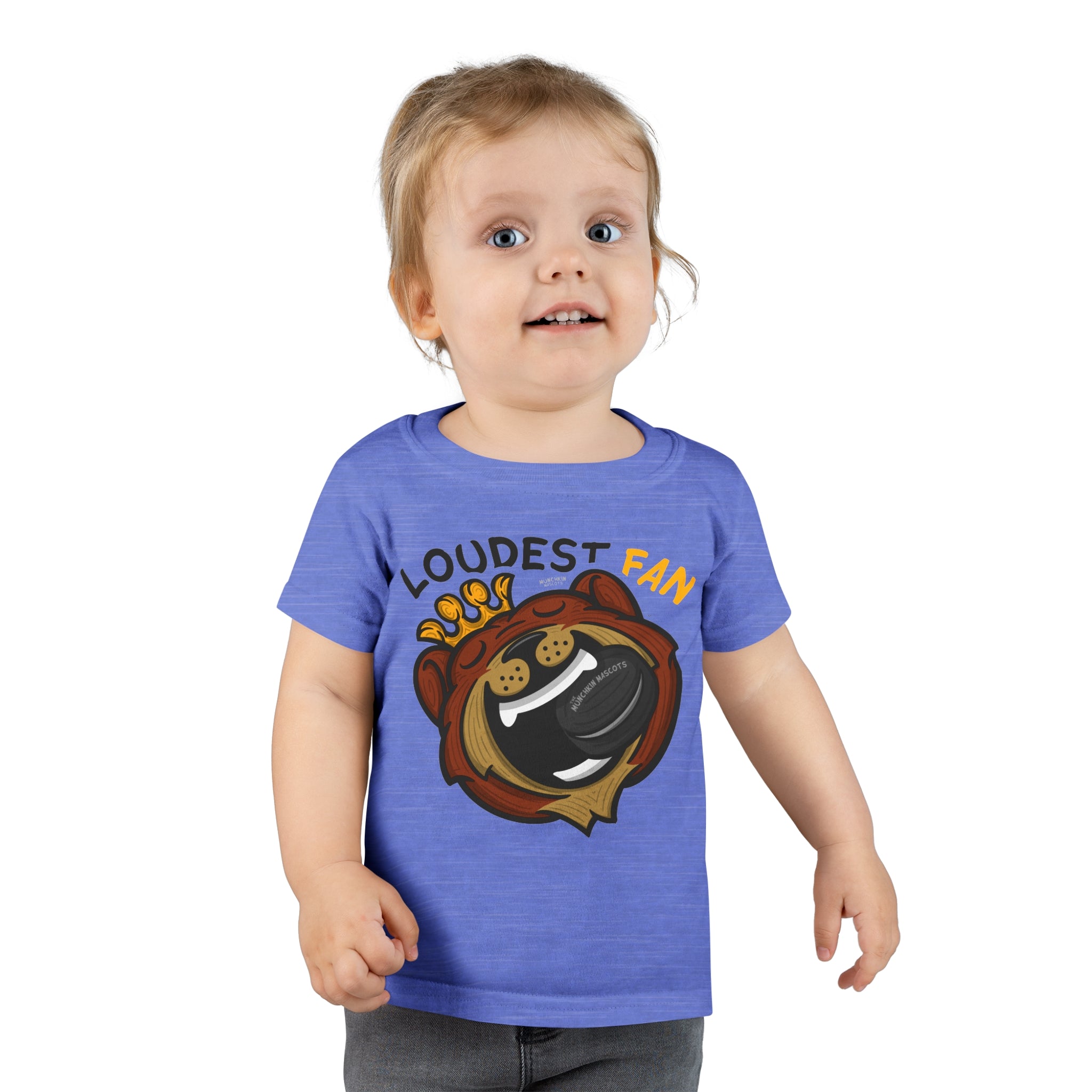 Toddler T-shirt - Loudest Fan - Lil' Blades BOS Hockey